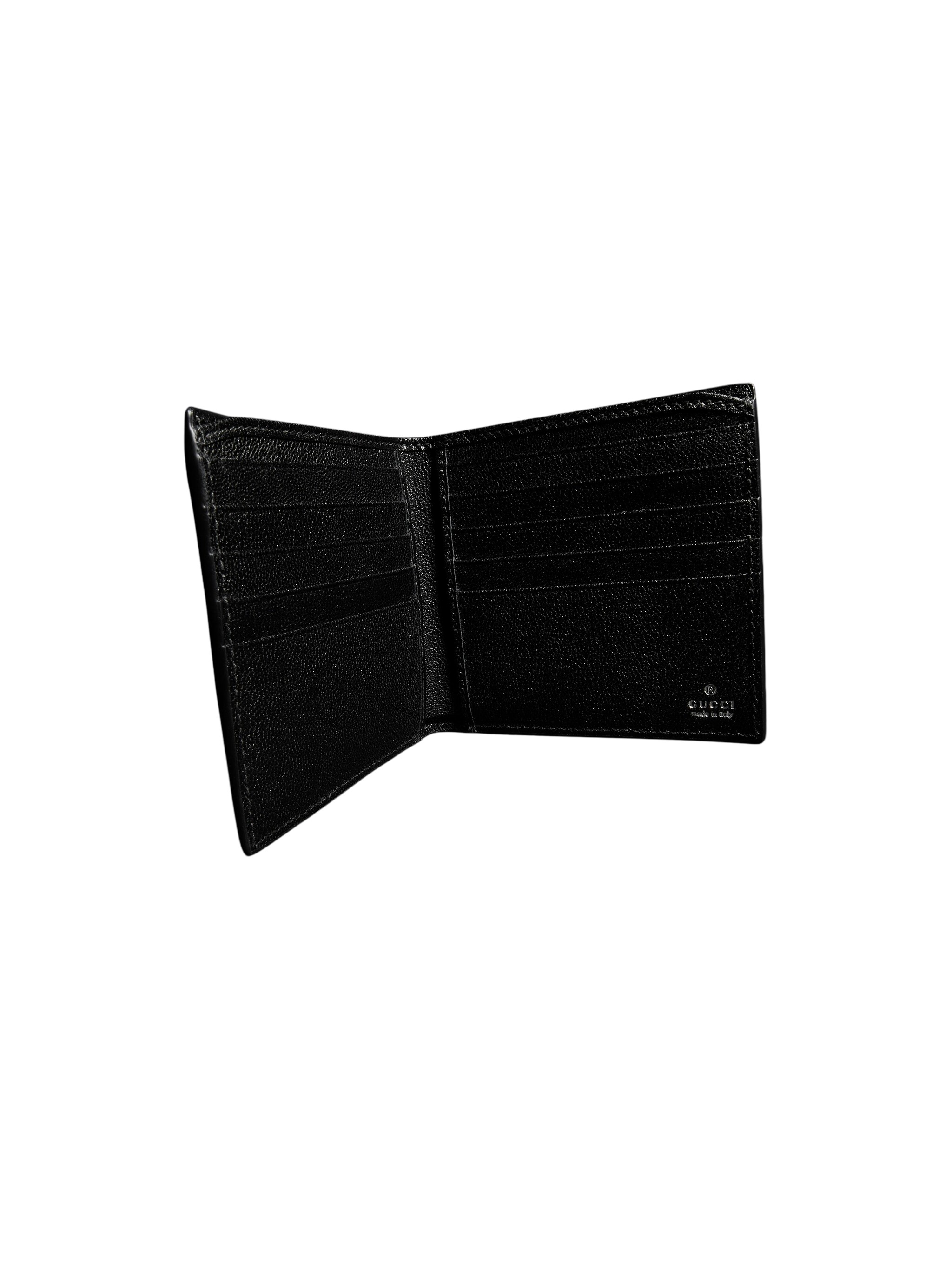Gucci Primavera Leather Bifold Wallet Black