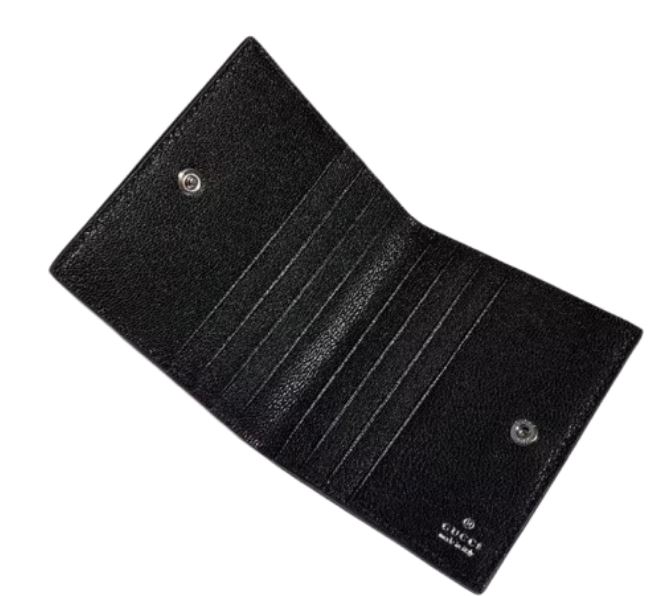 Gucci Primavera Leather Zip Wallet Black
