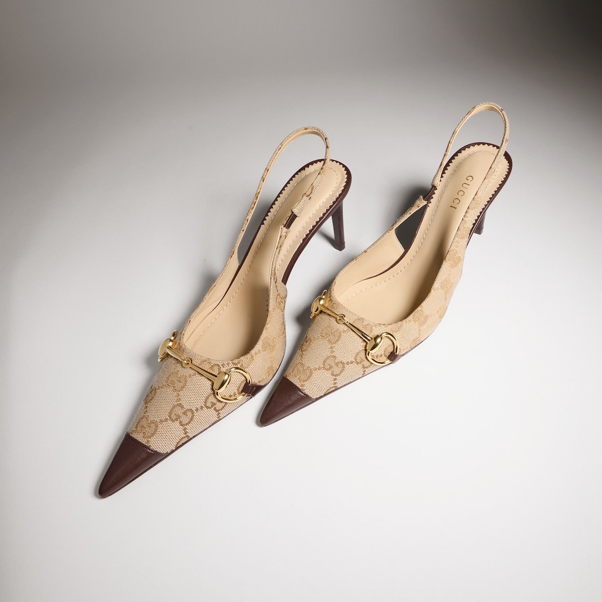 Gucci Princetown Leather Slipper Sand