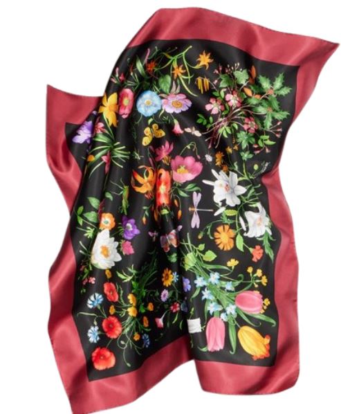 Gucci Reversible Gg Ophidia Silk Navy