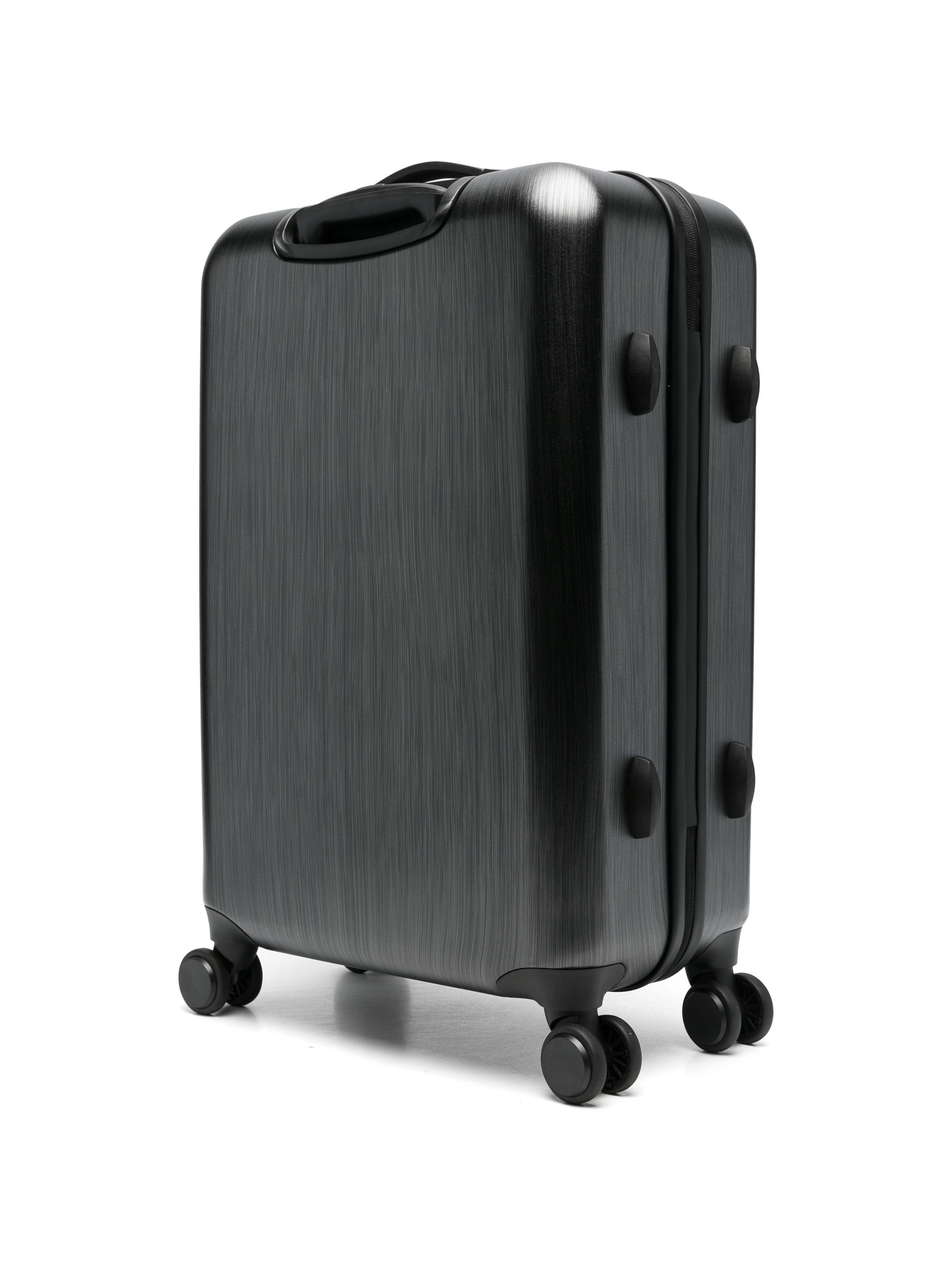 Emporio Armani Gunmetal Abs Trolley