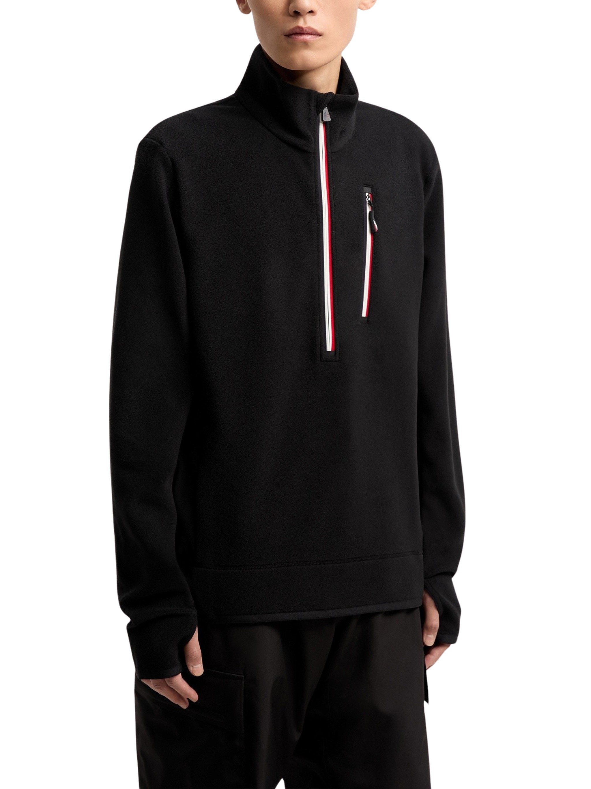 Moncler Grenoble Half-Zip Polo Neck
