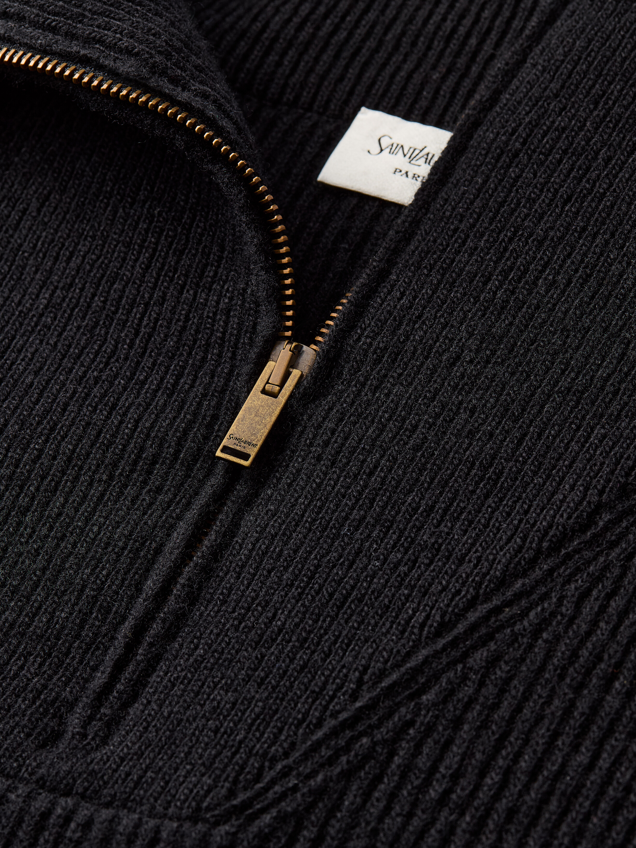 Saint Laurent Half-Zip Sweater