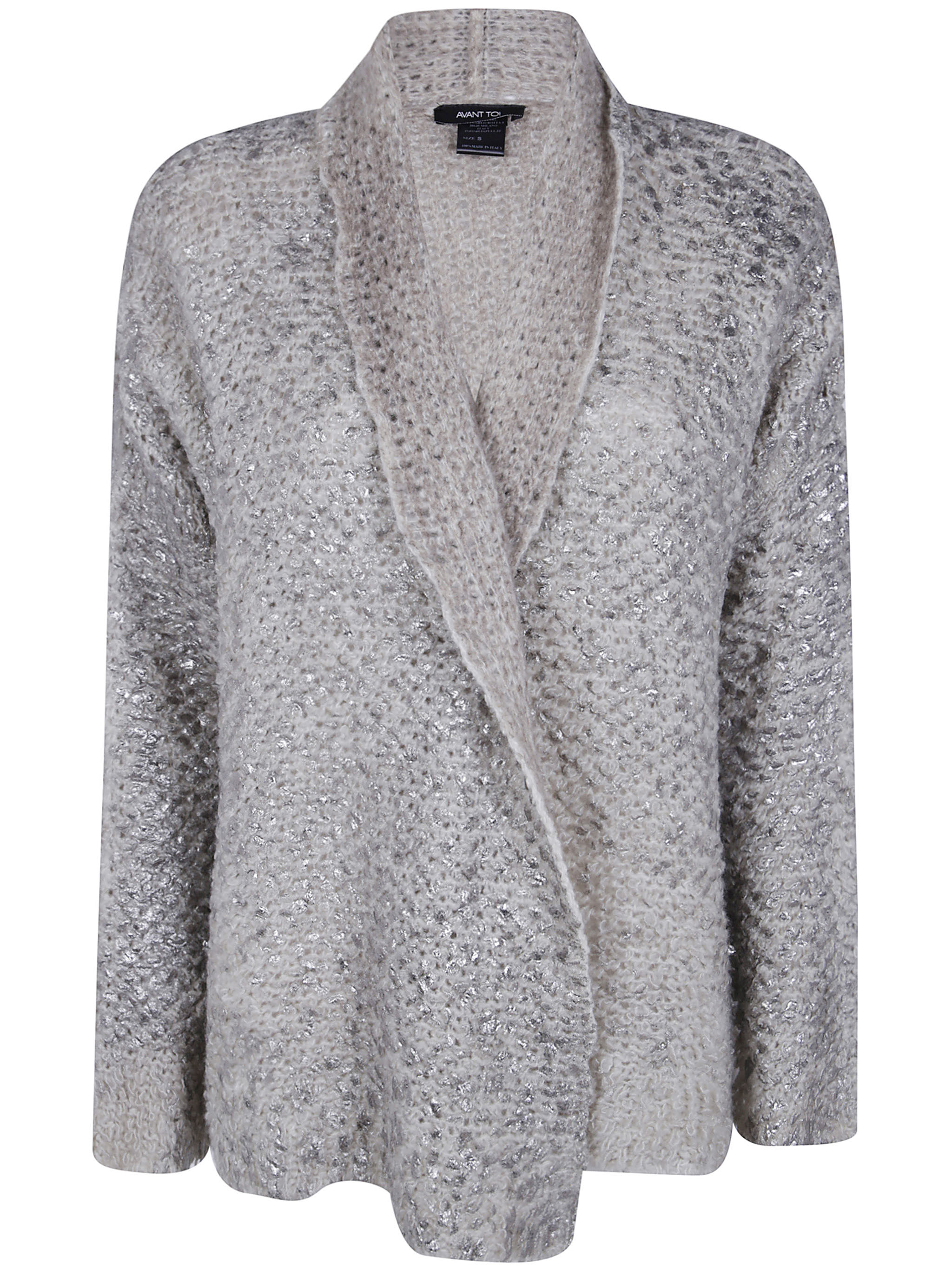Avant Toi Hand Painted Cashmere And Silk Furry Sti