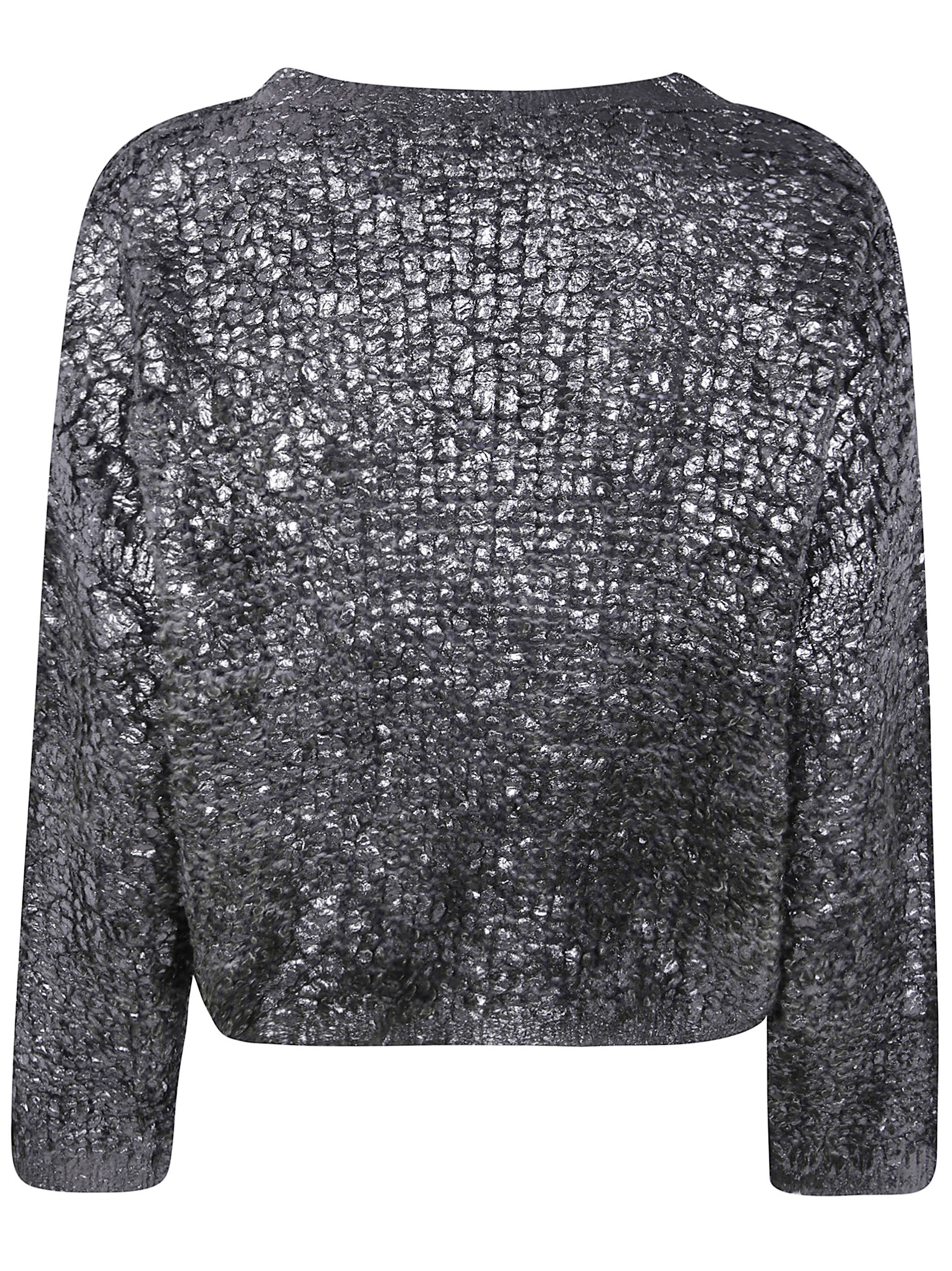 Avant Toi Hand Painted Cashmere And Silk Round Nec