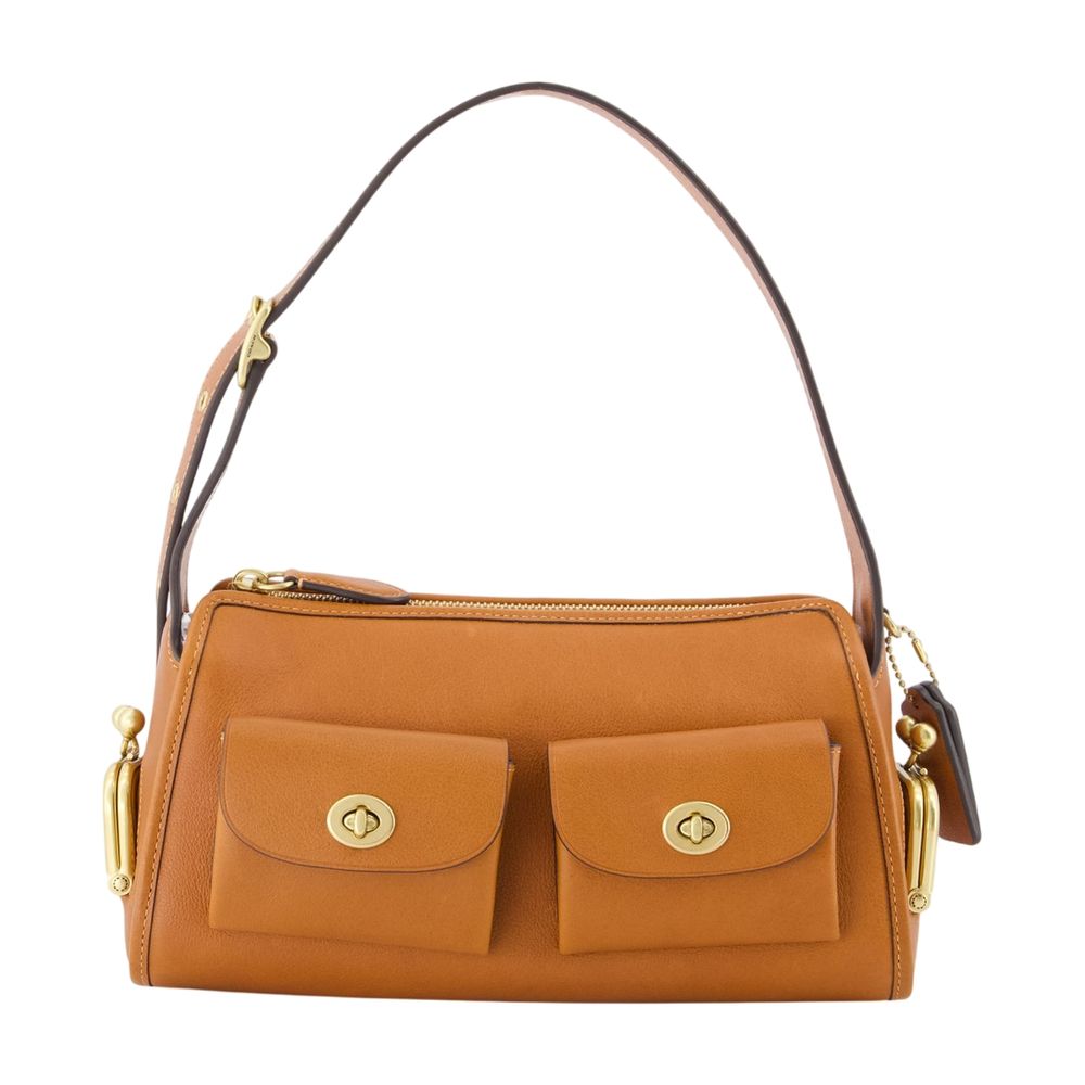 Coach "Haversack 27" Leather Shoulder Bag