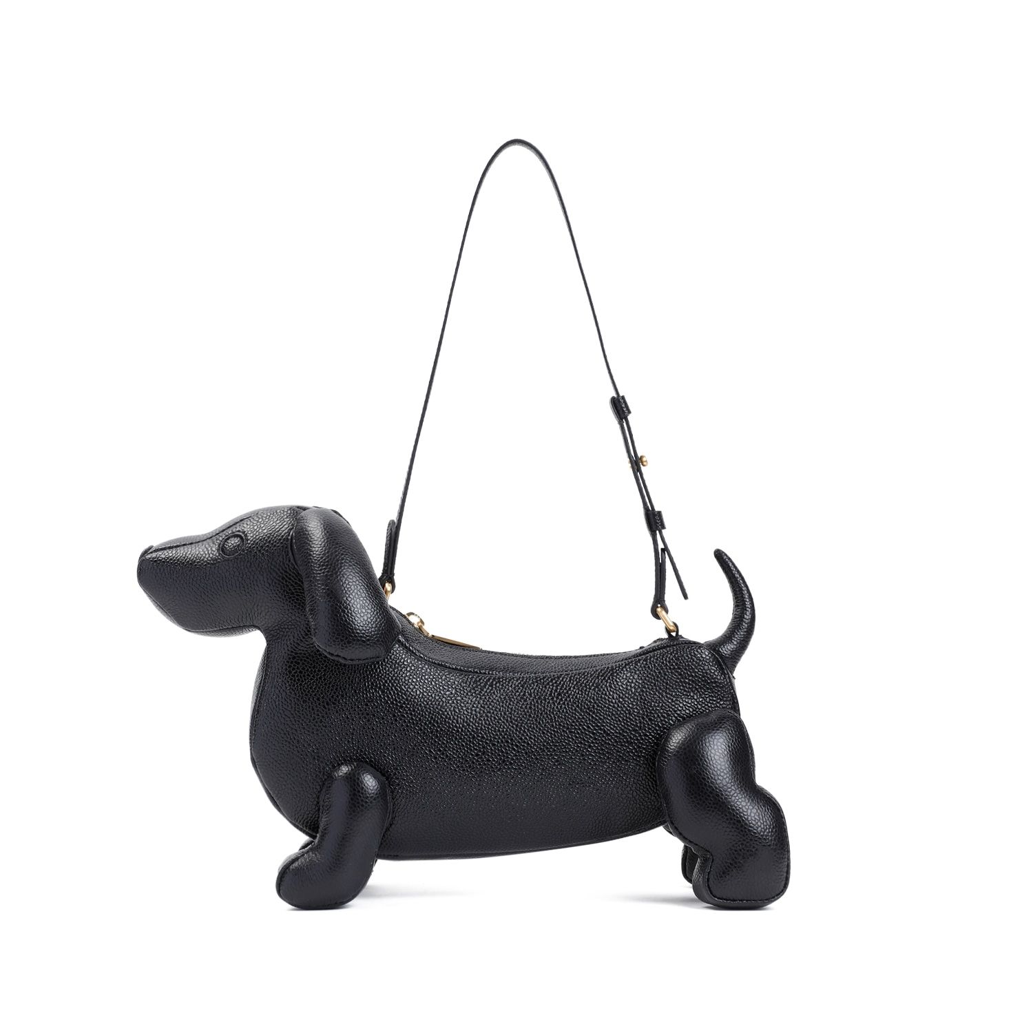 Thom Browne Hector Pebbled Leather Shoulder Bag