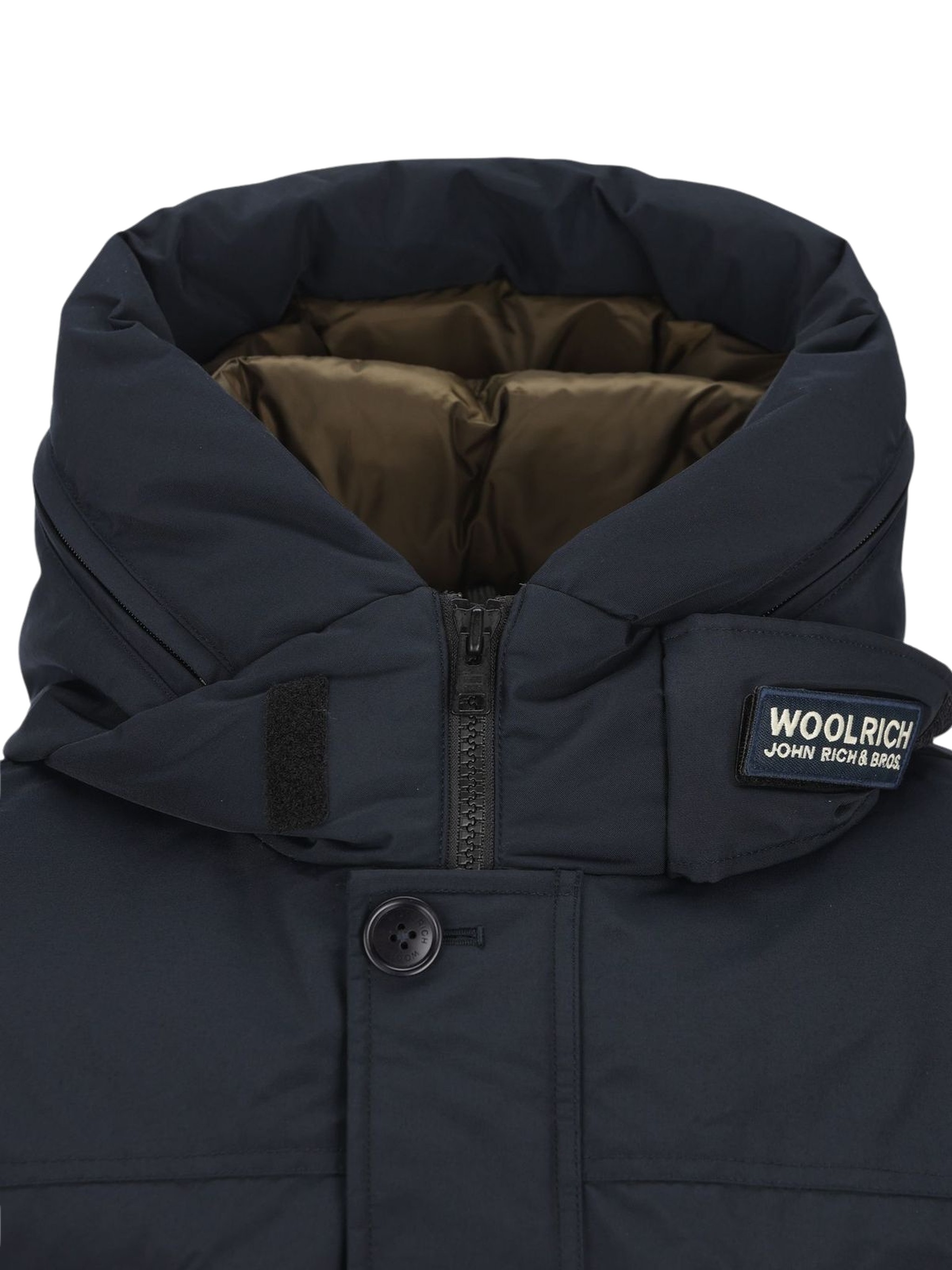 Woolrich Hooded Zip-Front Coat