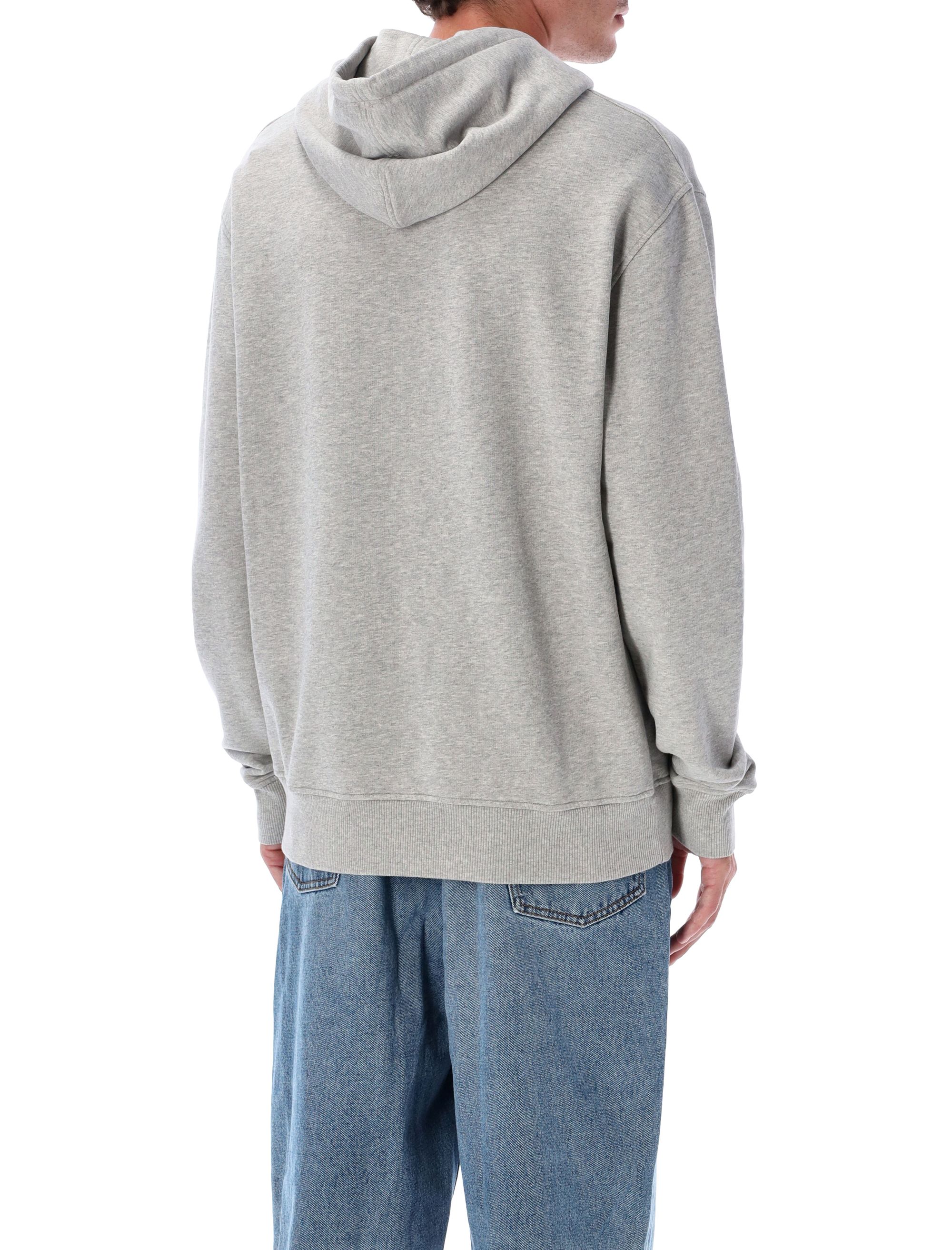 Ami paris Hoodie With Contrasted Ami De Coeur