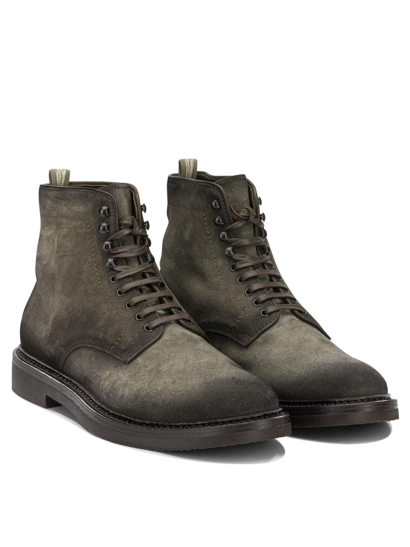 Officine Creative "Hopkins Flexi 203" Lace-Up Ankle Boots