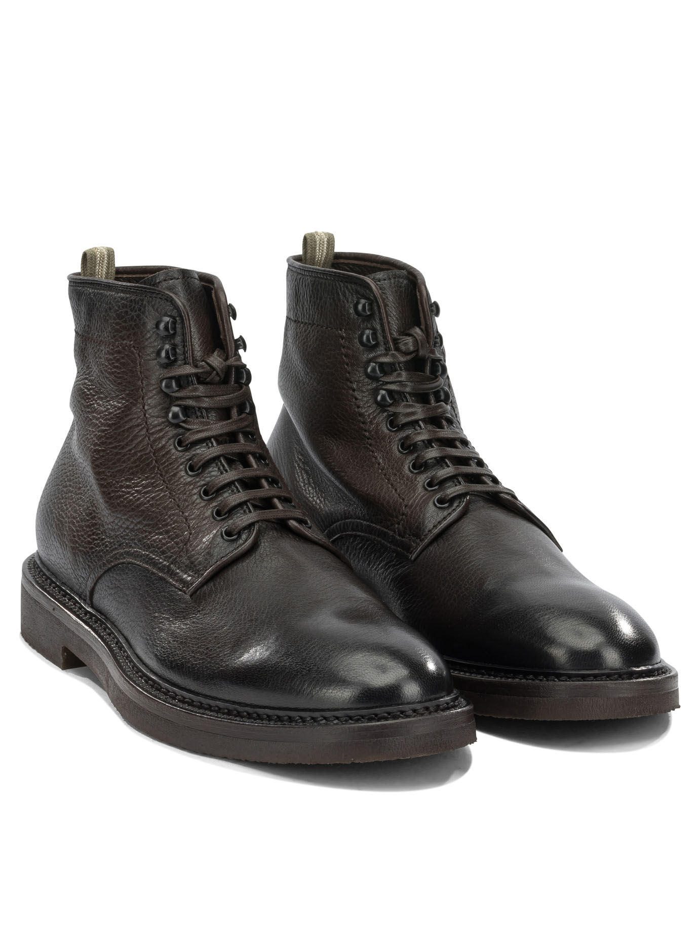 Officine Creative "Hopkins Flexi 203" Lace-Up Ankle Boots