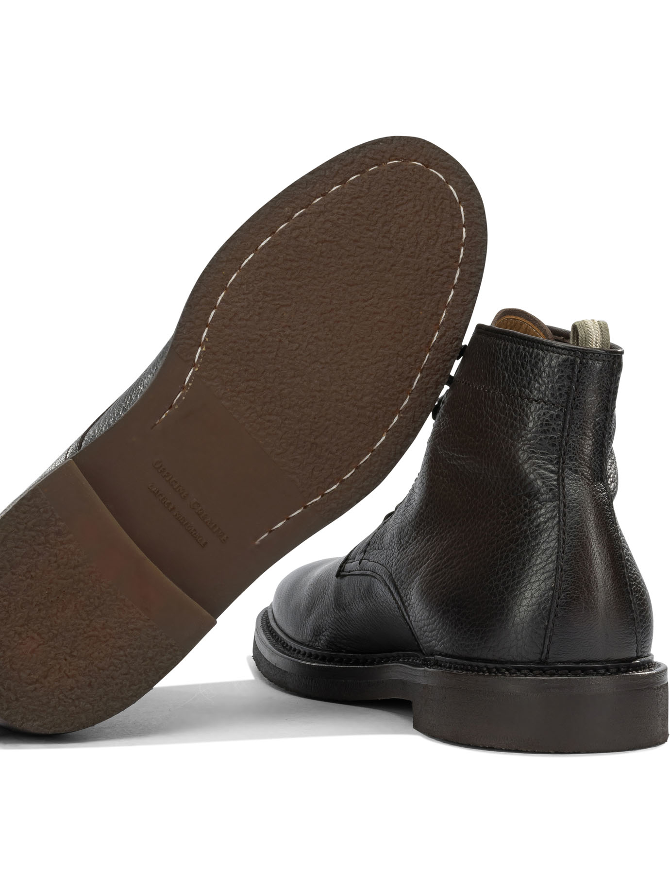 Officine Creative "Hopkins Flexi 203" Lace-Up Ankle Boots