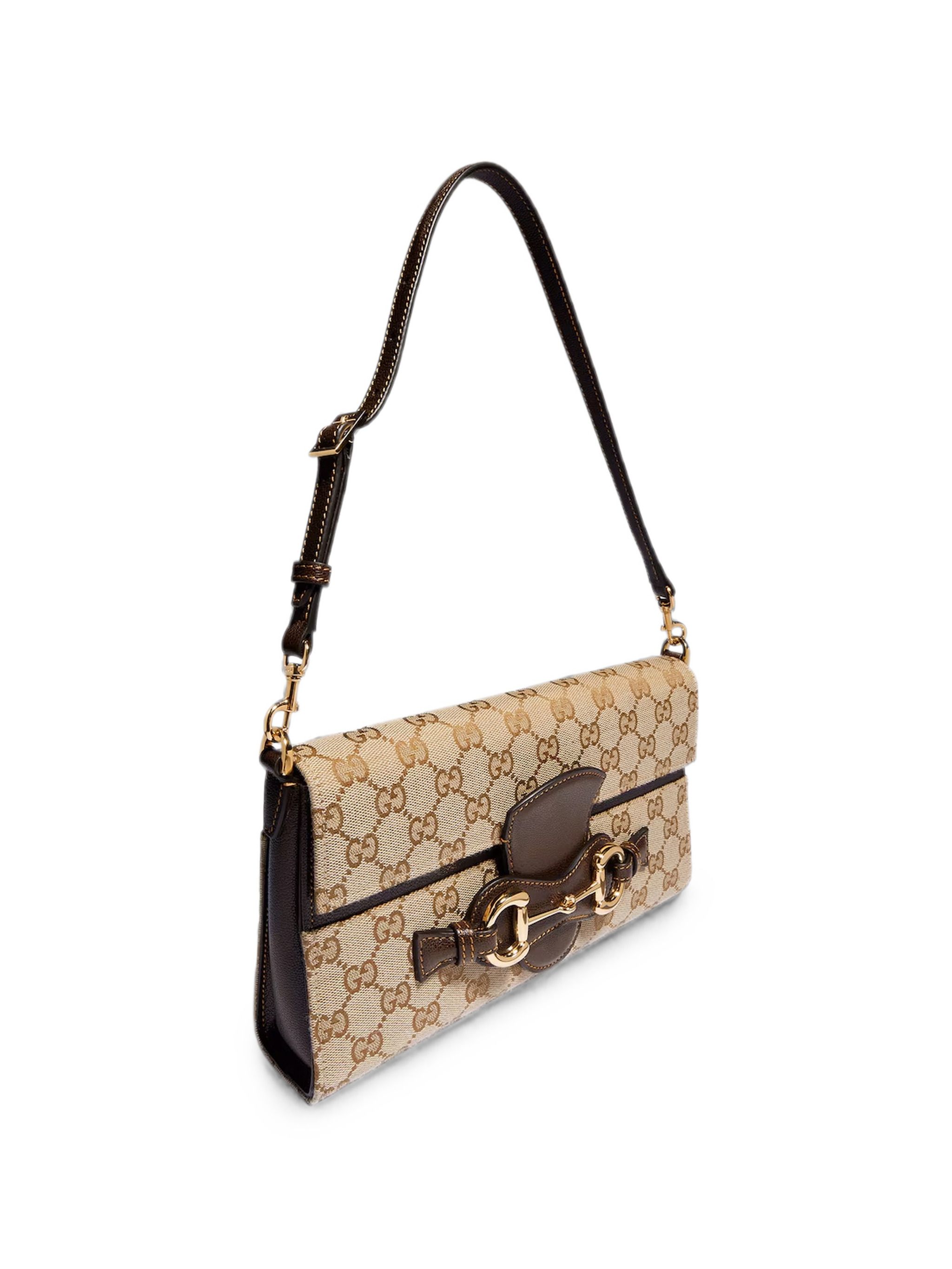 Gucci Horsebit Ristretto Medium Shoulder Bag