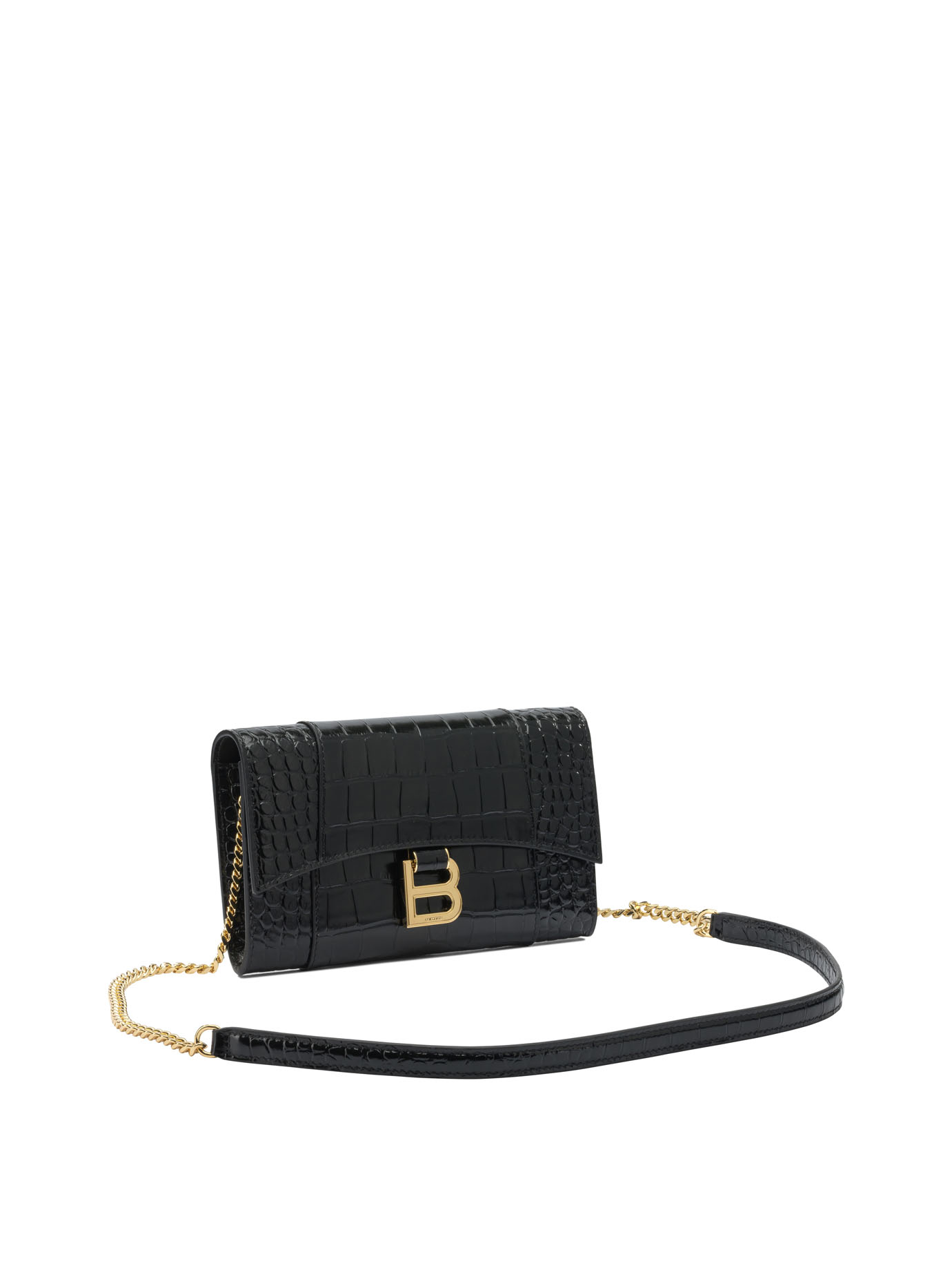 Balenciaga "Hourglass" Clutch Bag