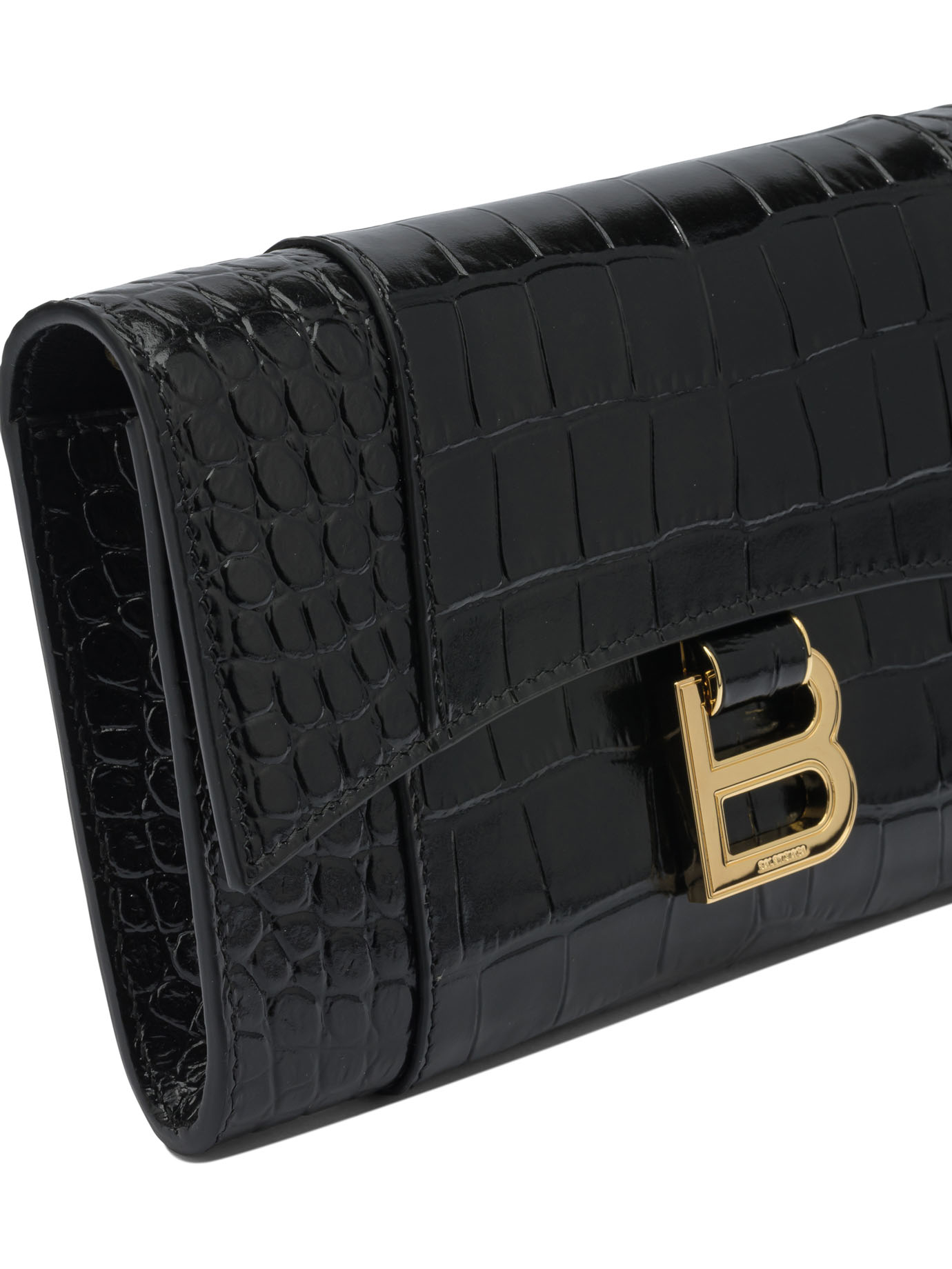 Balenciaga "Hourglass" Clutch Bag