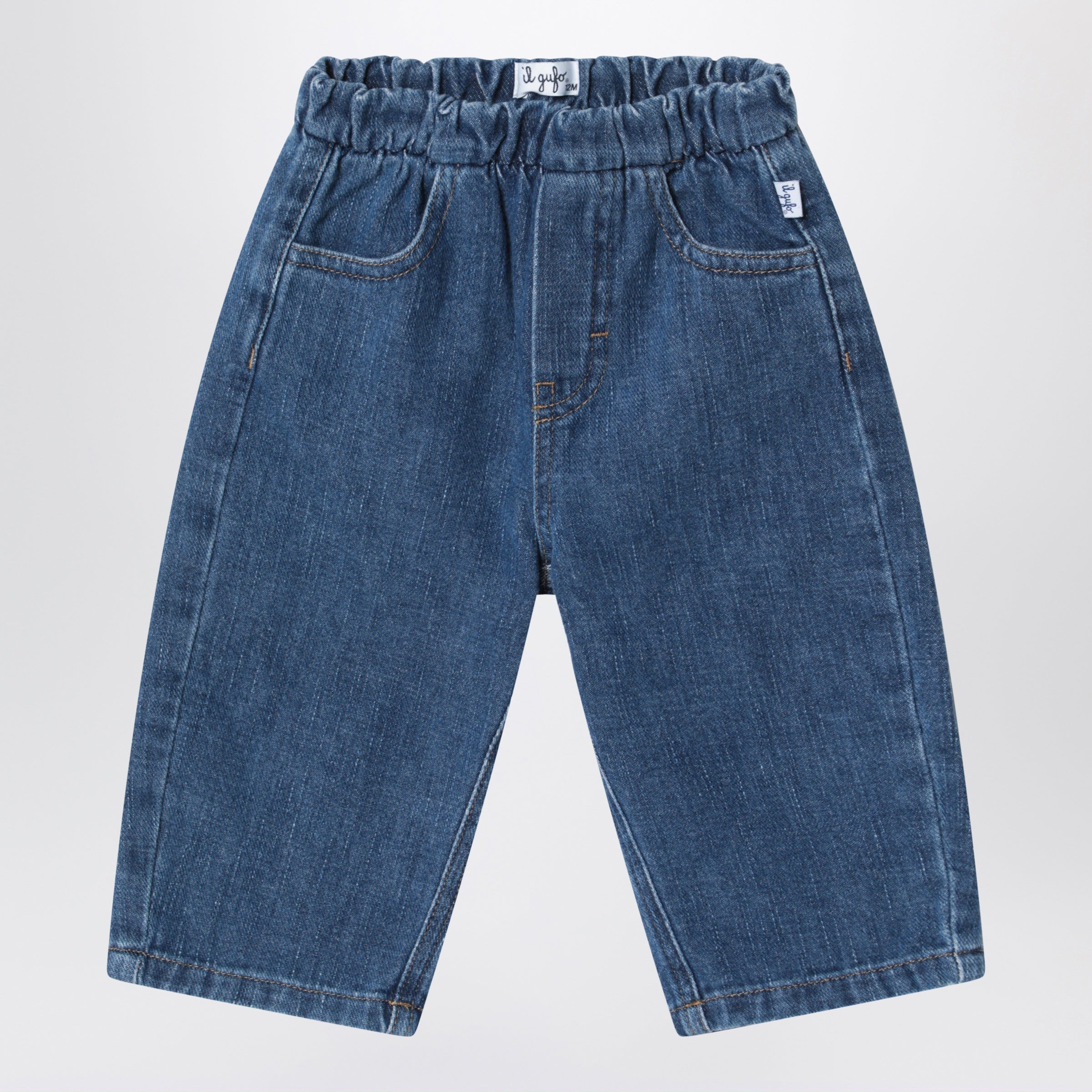 Il Gufo Blue Stretch Denim Jeans