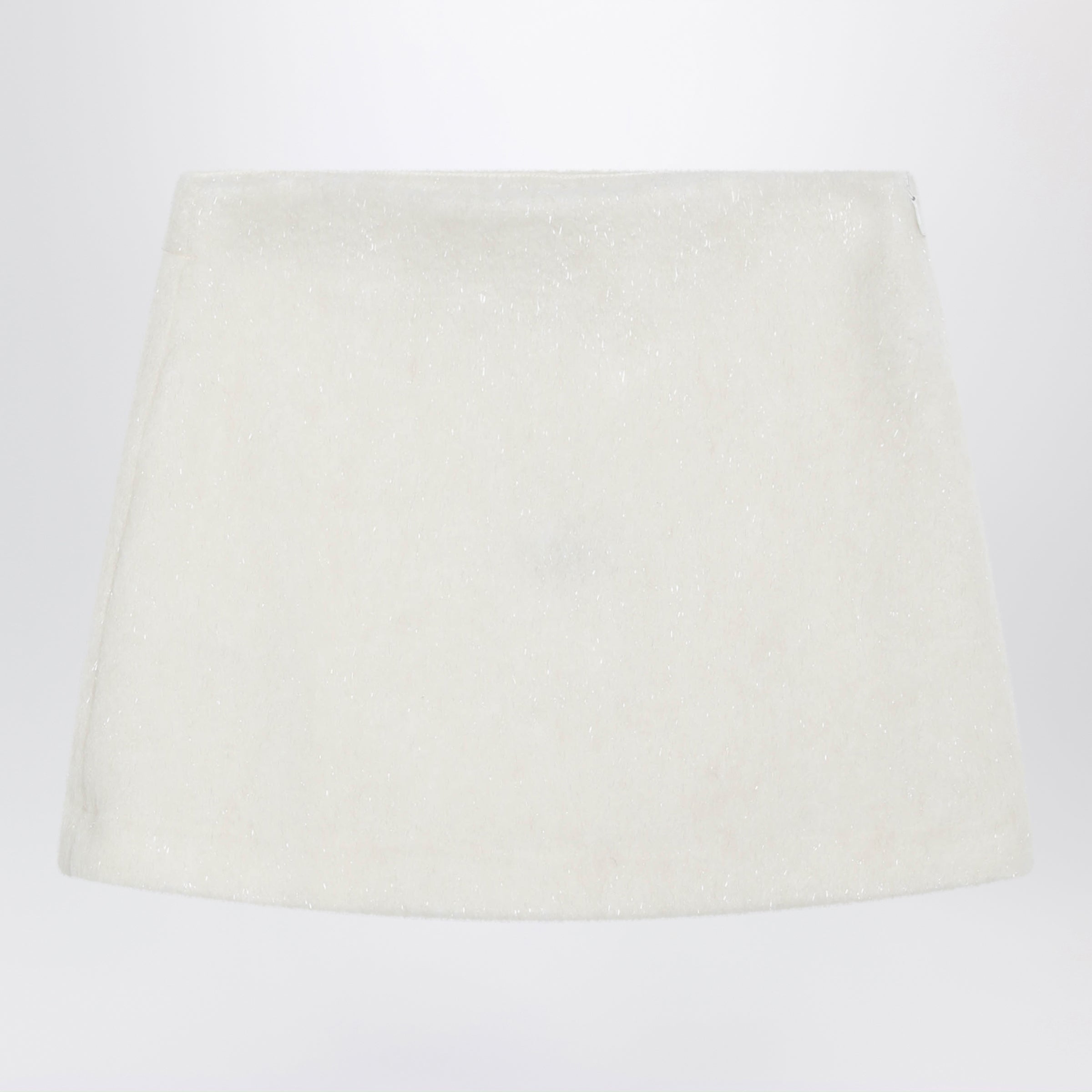 Il Gufo White Skirt In Lurex Cloth