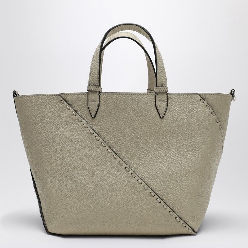 Fendi Ivory Diagonal Shopping Small Selleria B