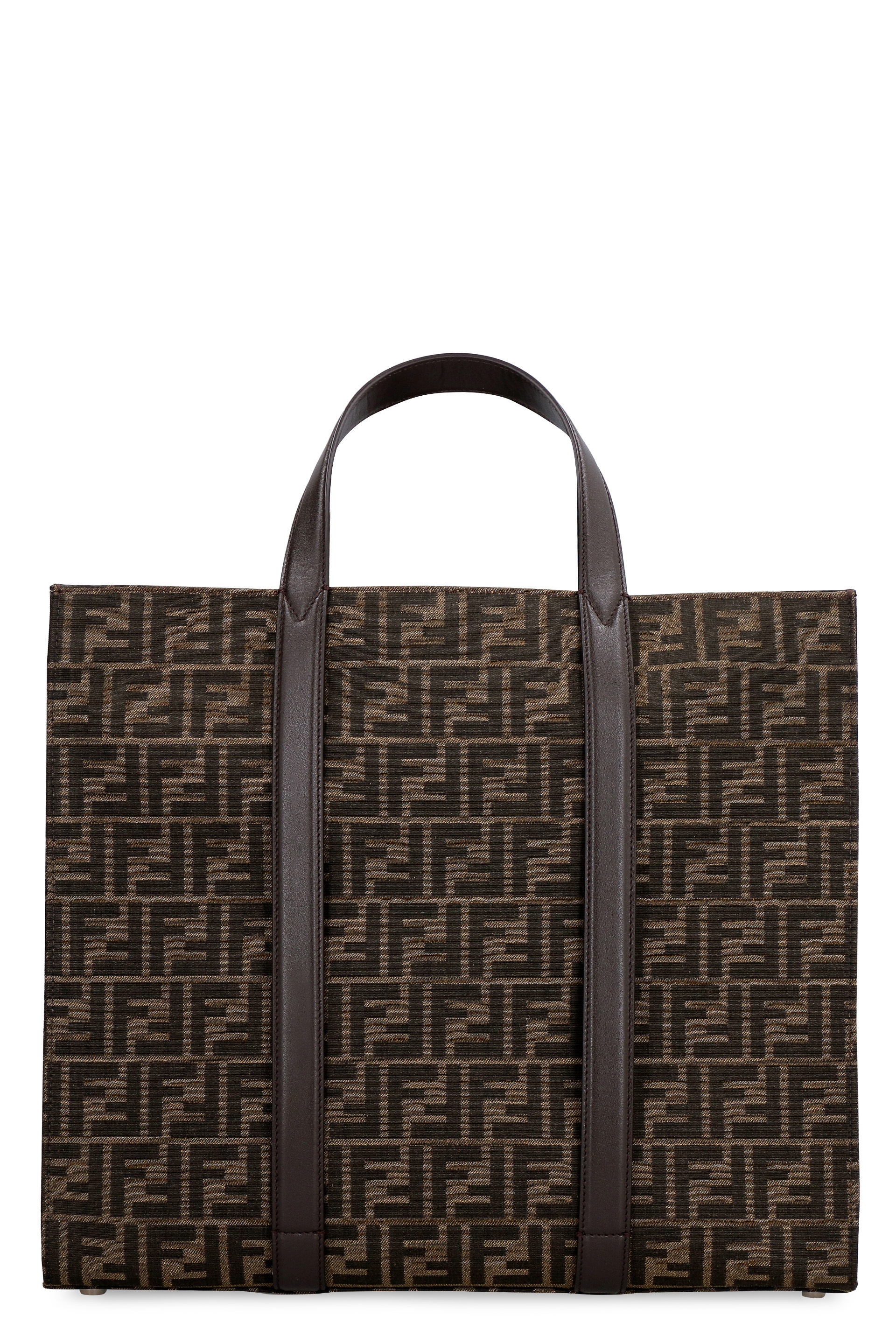 Fendi Jacquard Fabric Tote