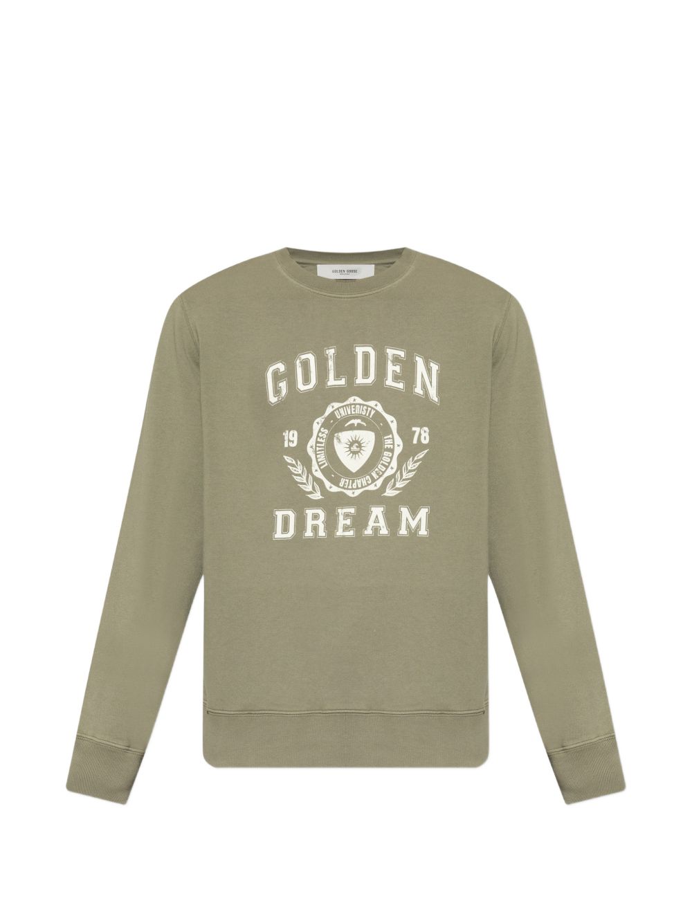 Golden Goose Journey Ms Garment Dyed Crew Neck Sweats