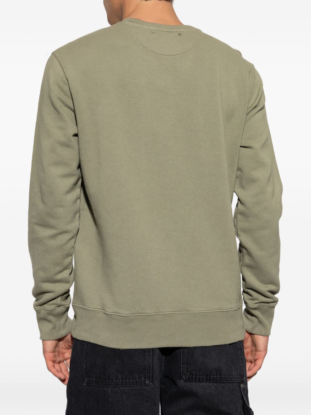 Golden Goose Journey Ms Garment Dyed Crew Neck Sweats