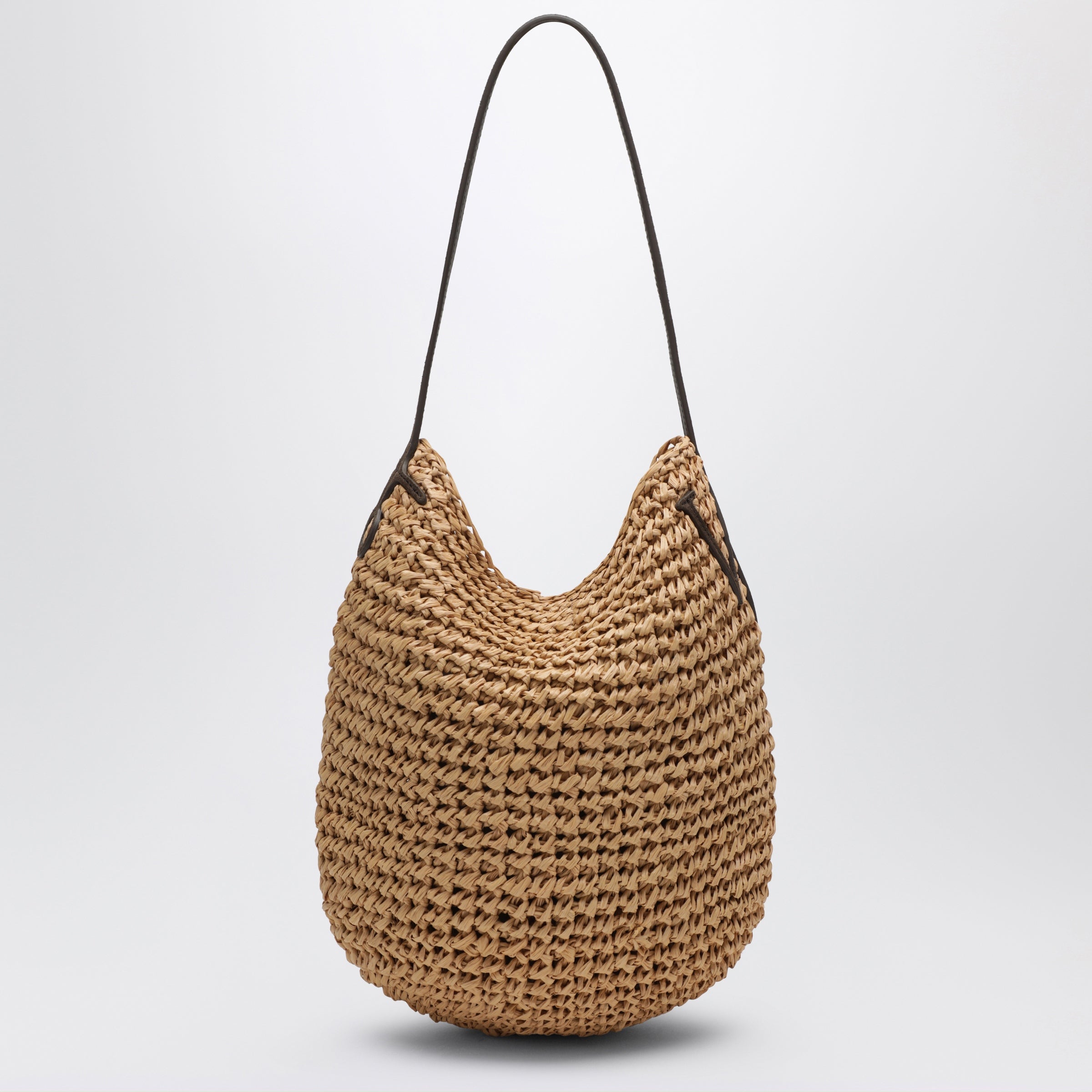 JW Anderson Small Bulb Bag In Natural Raffia