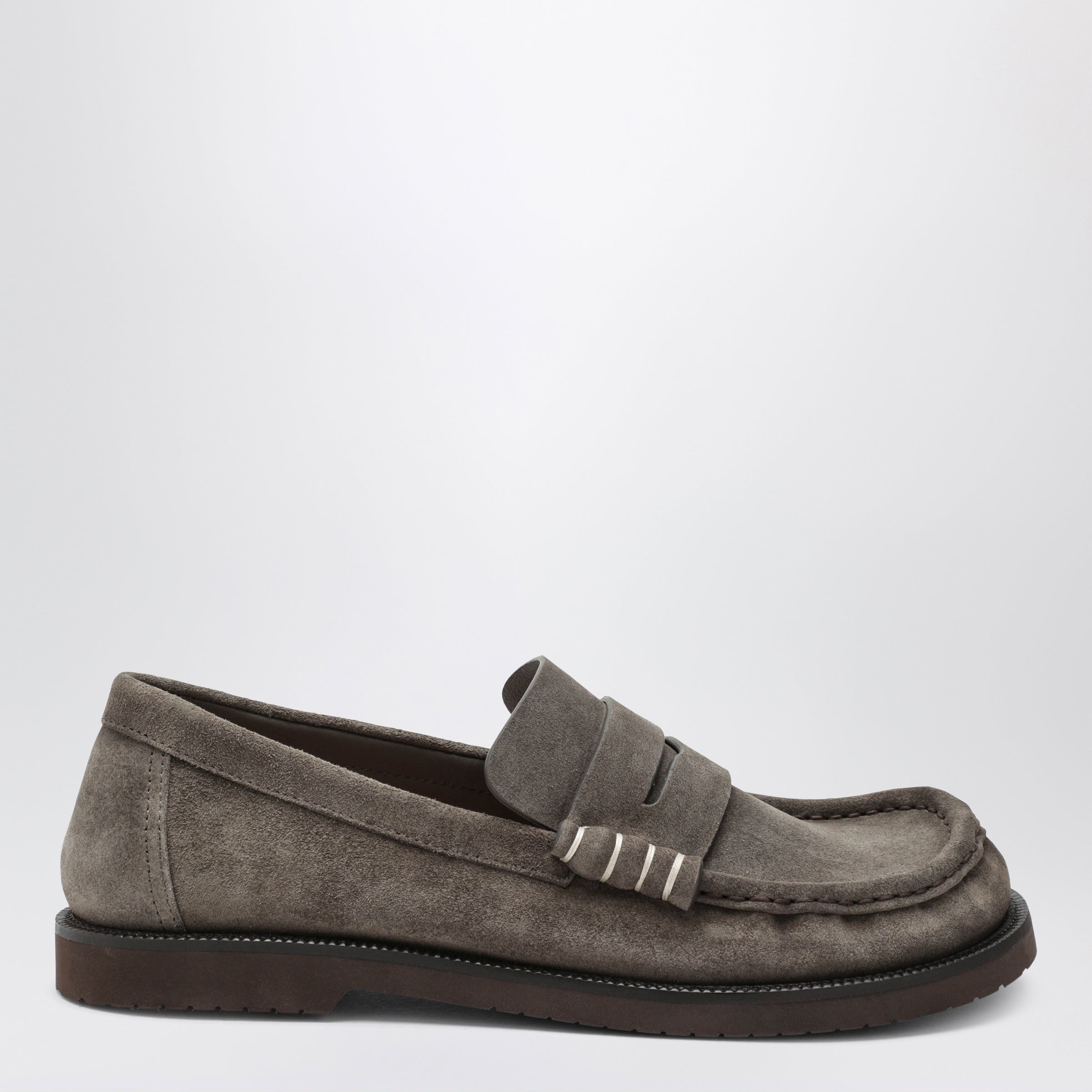 JW Anderson Taupe Suede Loafers