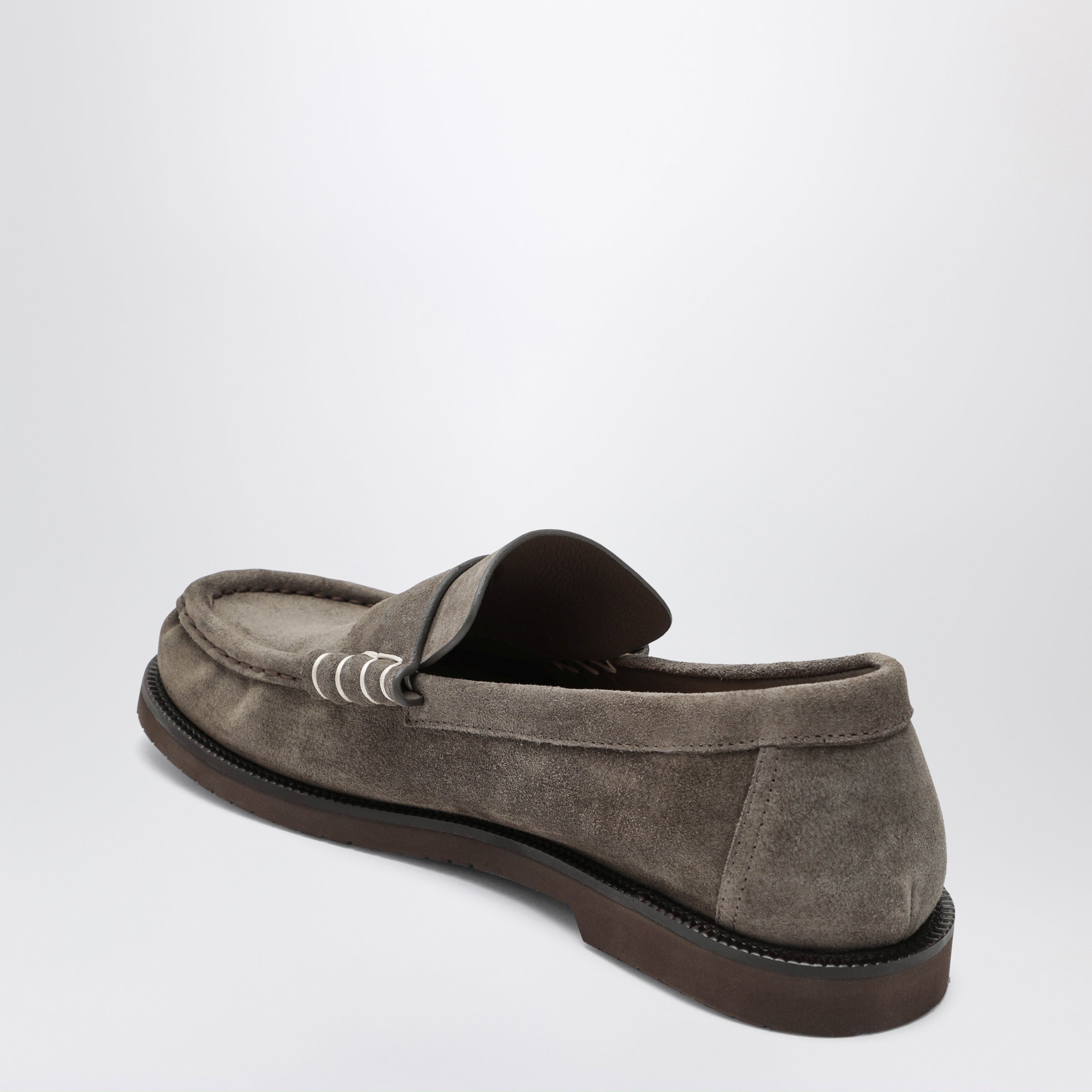 JW Anderson Taupe Suede Loafers
