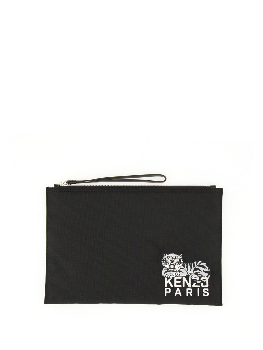 Kenzo Large "Kenzo Happy Tiger" Clutch