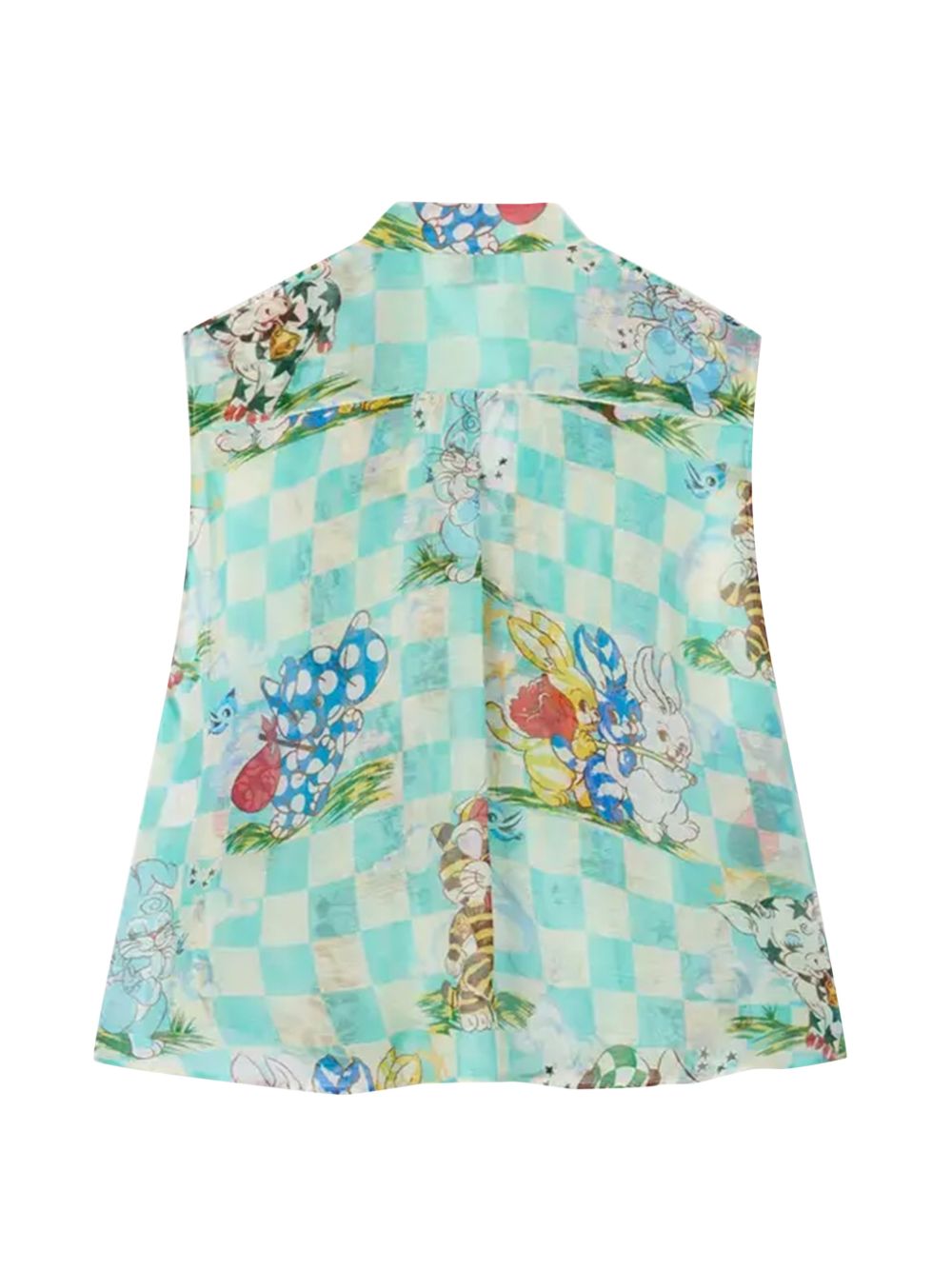 Kenzo Mint Green Linen Jacket