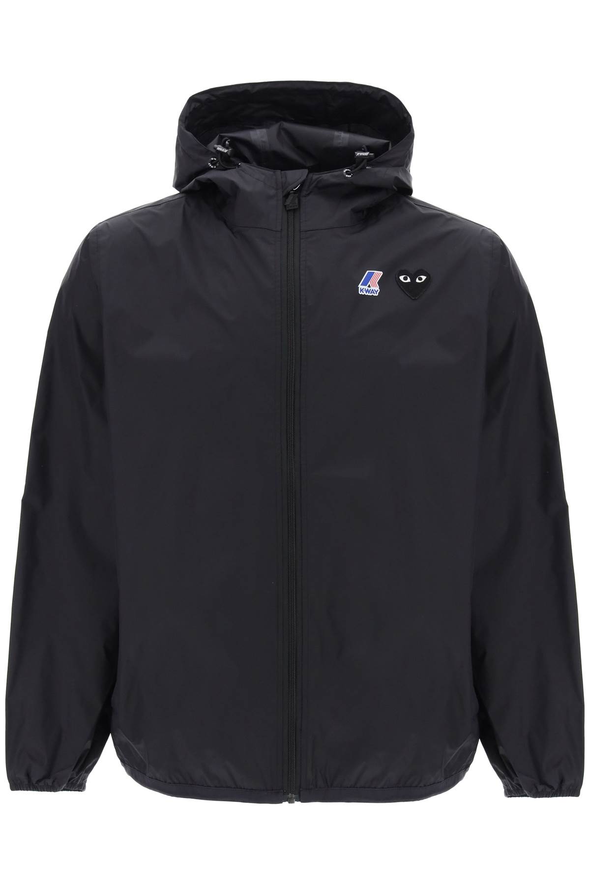Comme Des Garçons Play Kway Jacket Black Emblem