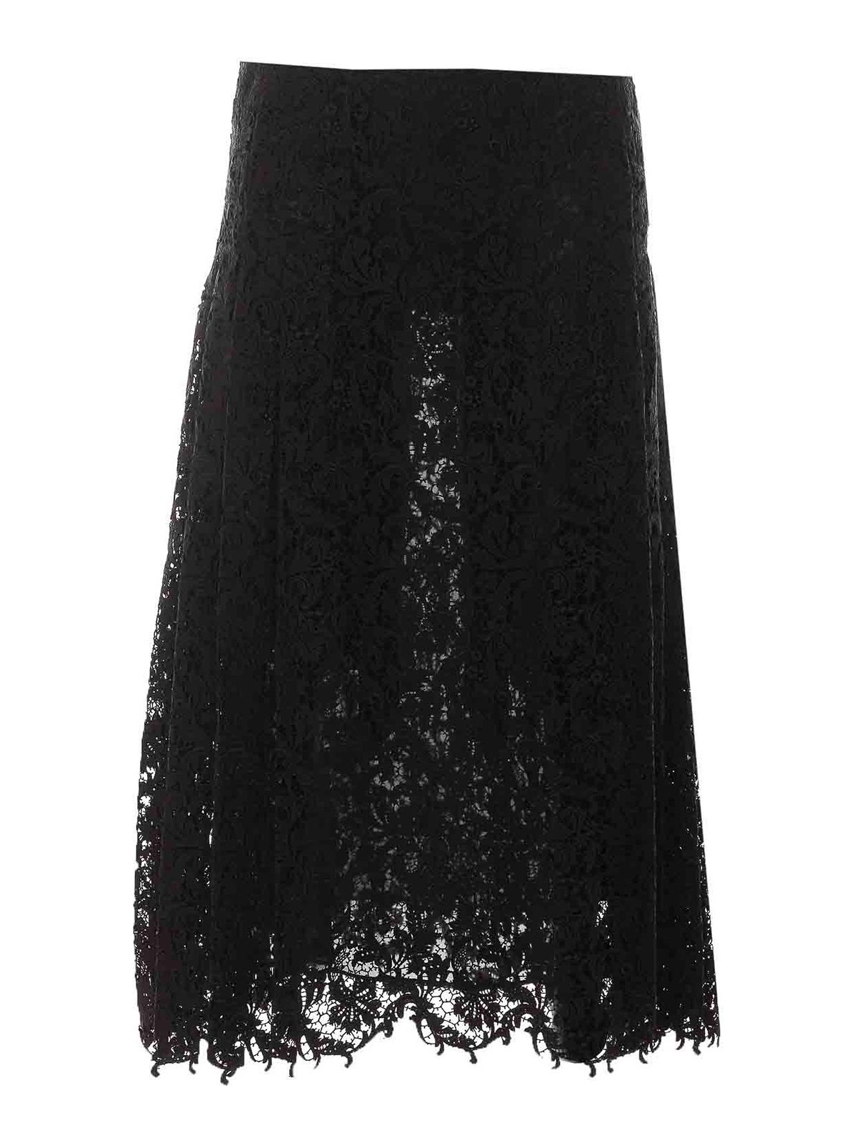 Fendi Lace Midi Skirt