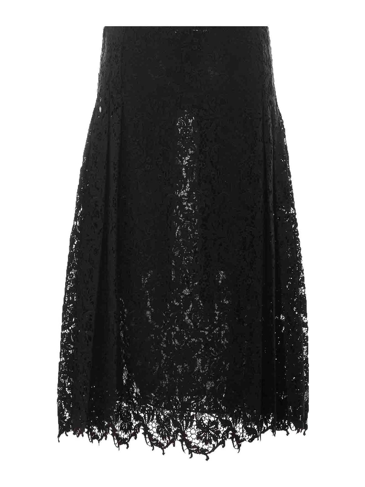 Fendi Lace Midi Skirt