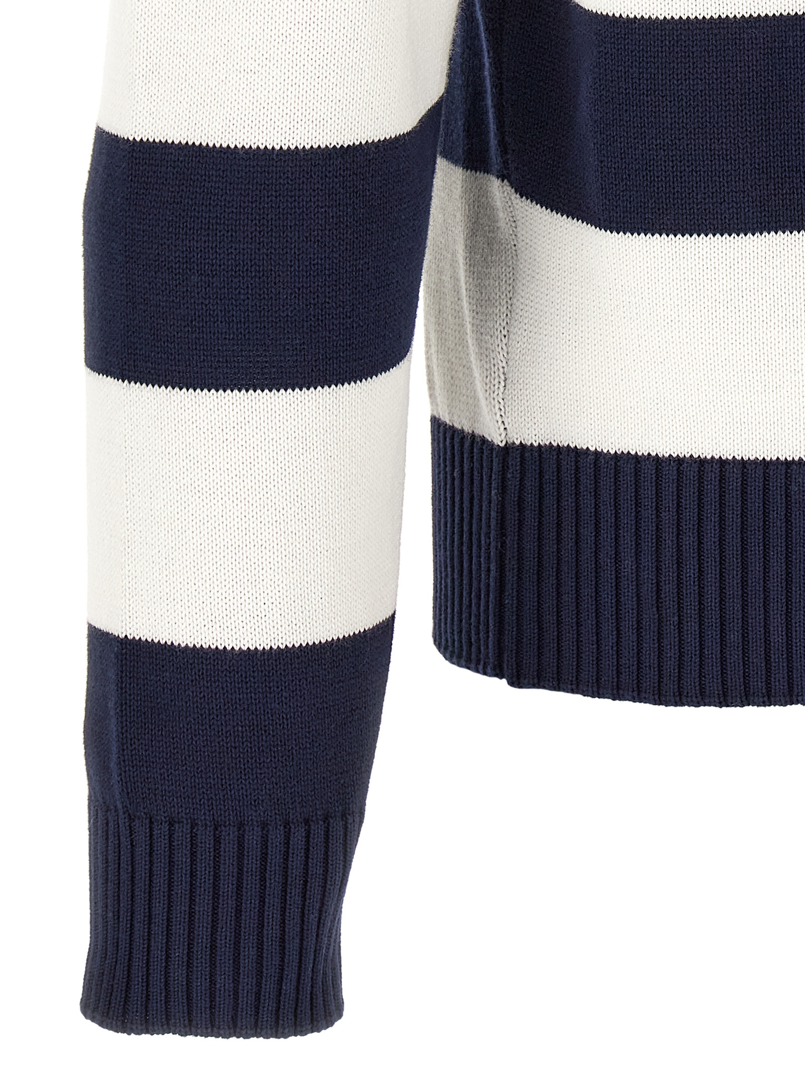 Lacoste Striped Pulover With Polo Collar