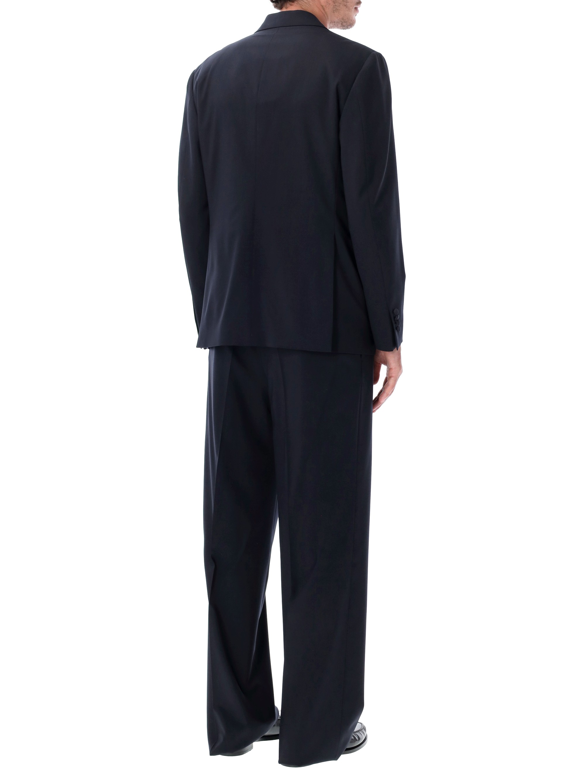 Lardini Blue Double-Breasted Tailored Suit