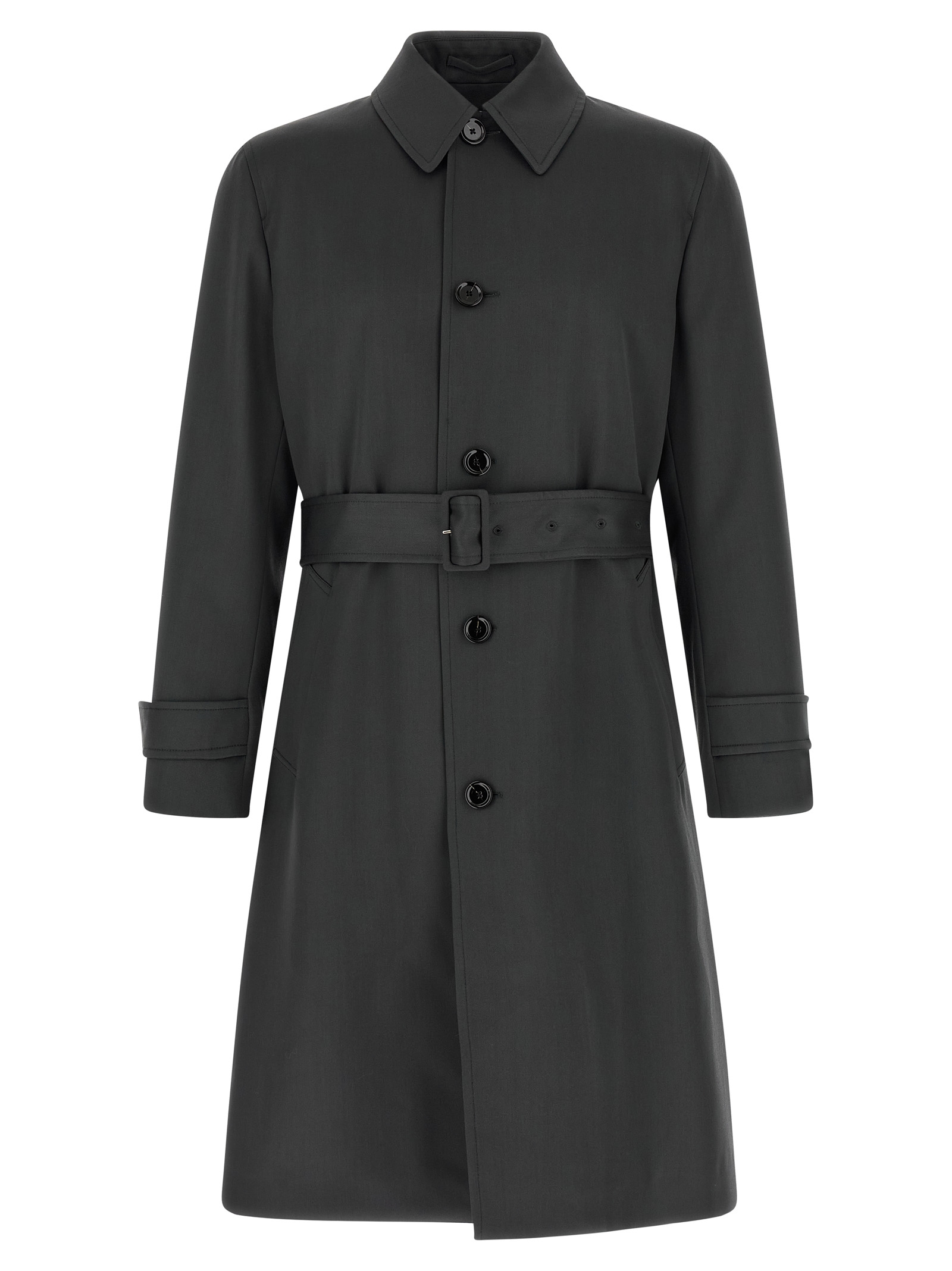 Lardini Virgin Wool Trench Coat