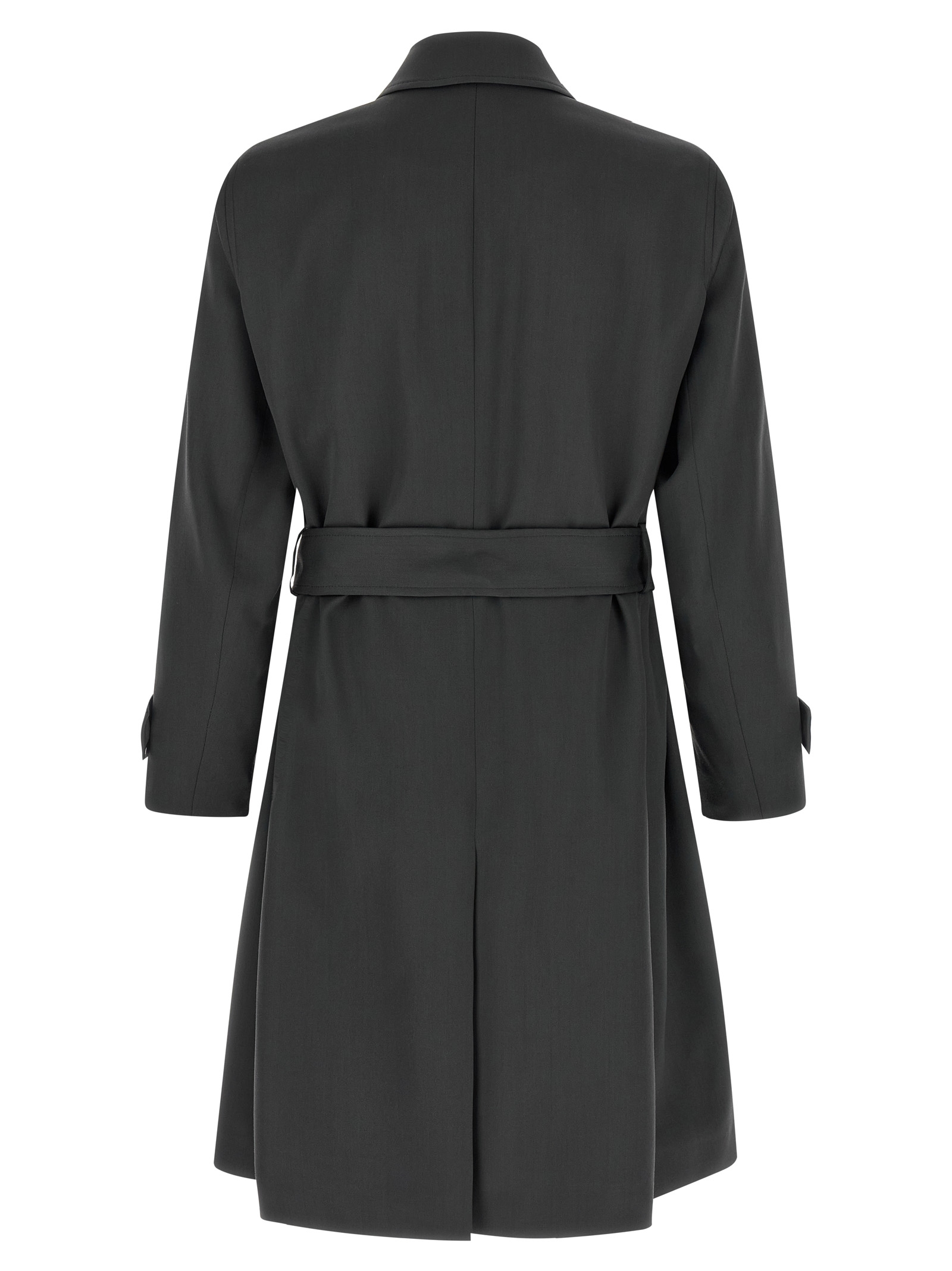 Lardini Virgin Wool Trench Coat