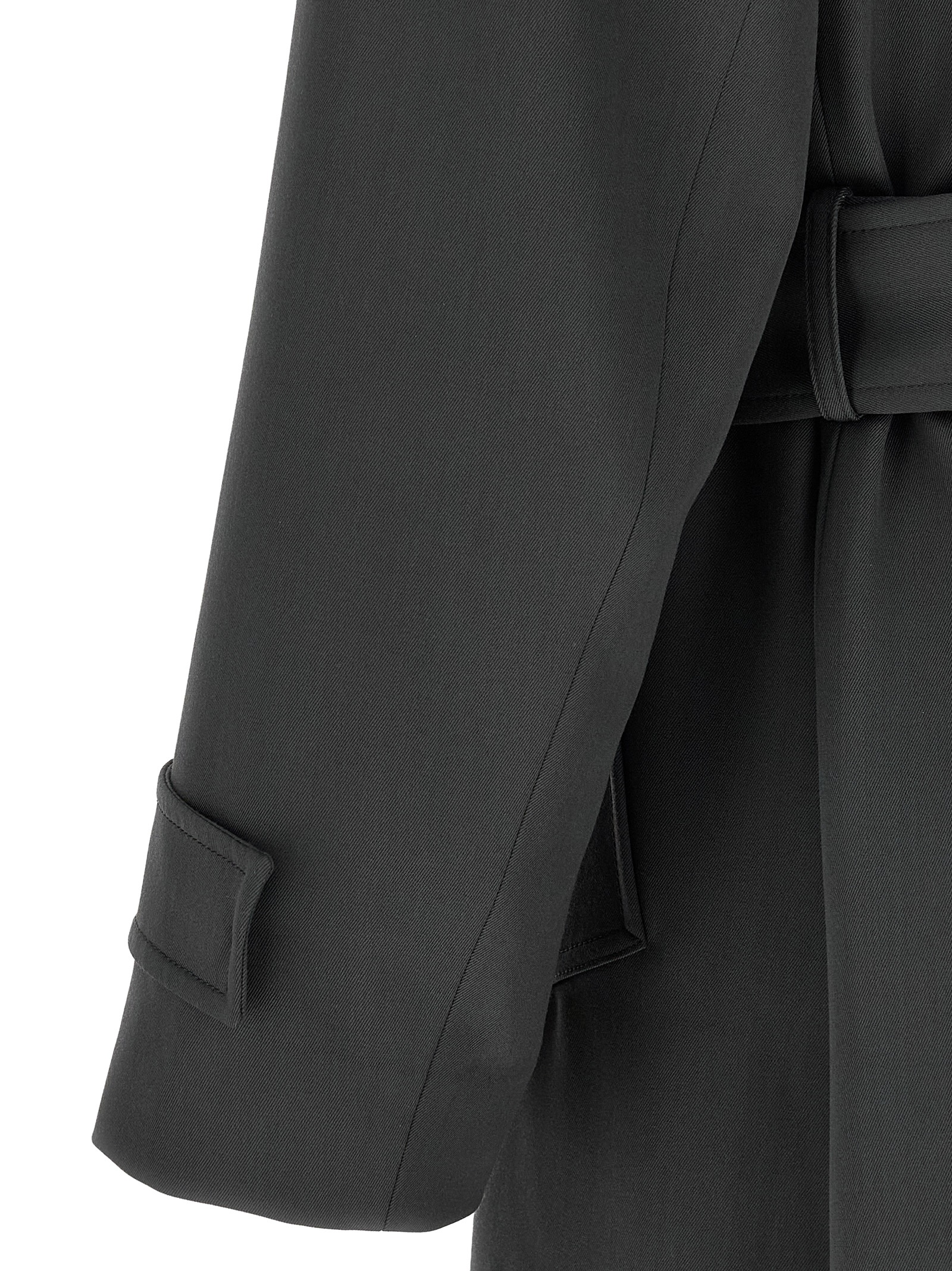 Lardini Virgin Wool Trench Coat
