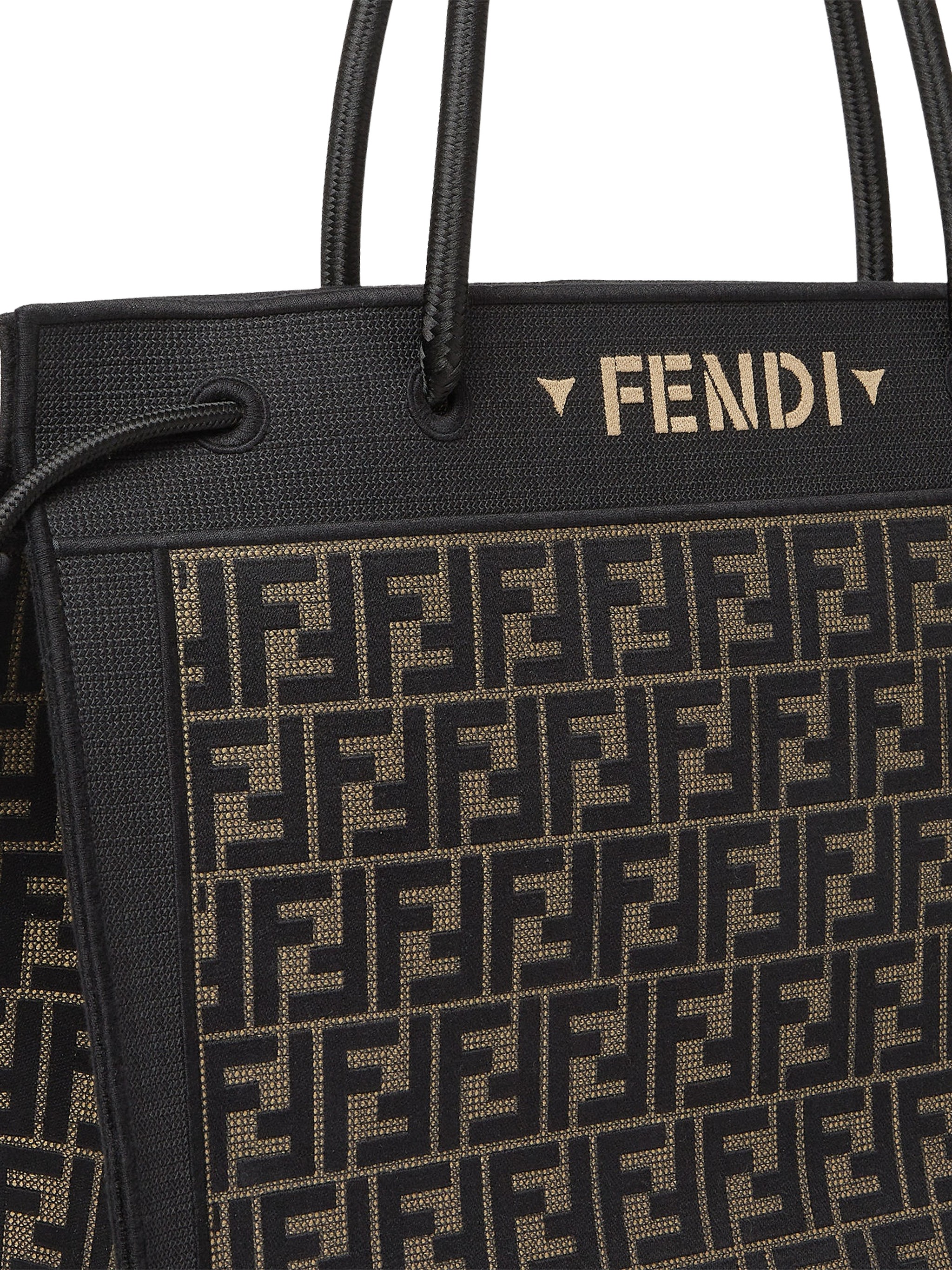 Fendi Large Magic Ff Logo Tote Bag