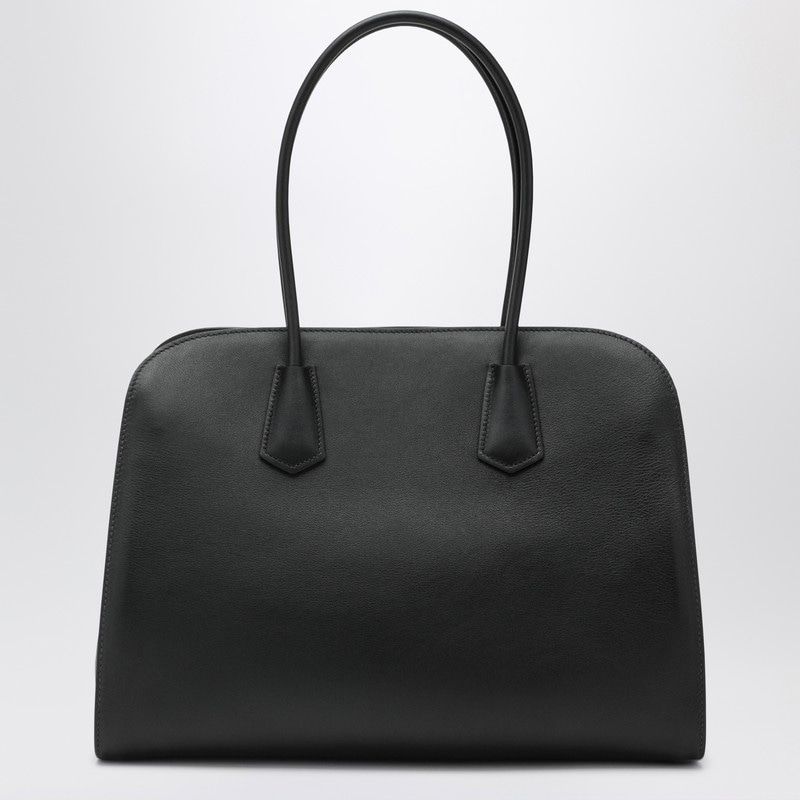 Prada Large Shopping Bag In Black Leather