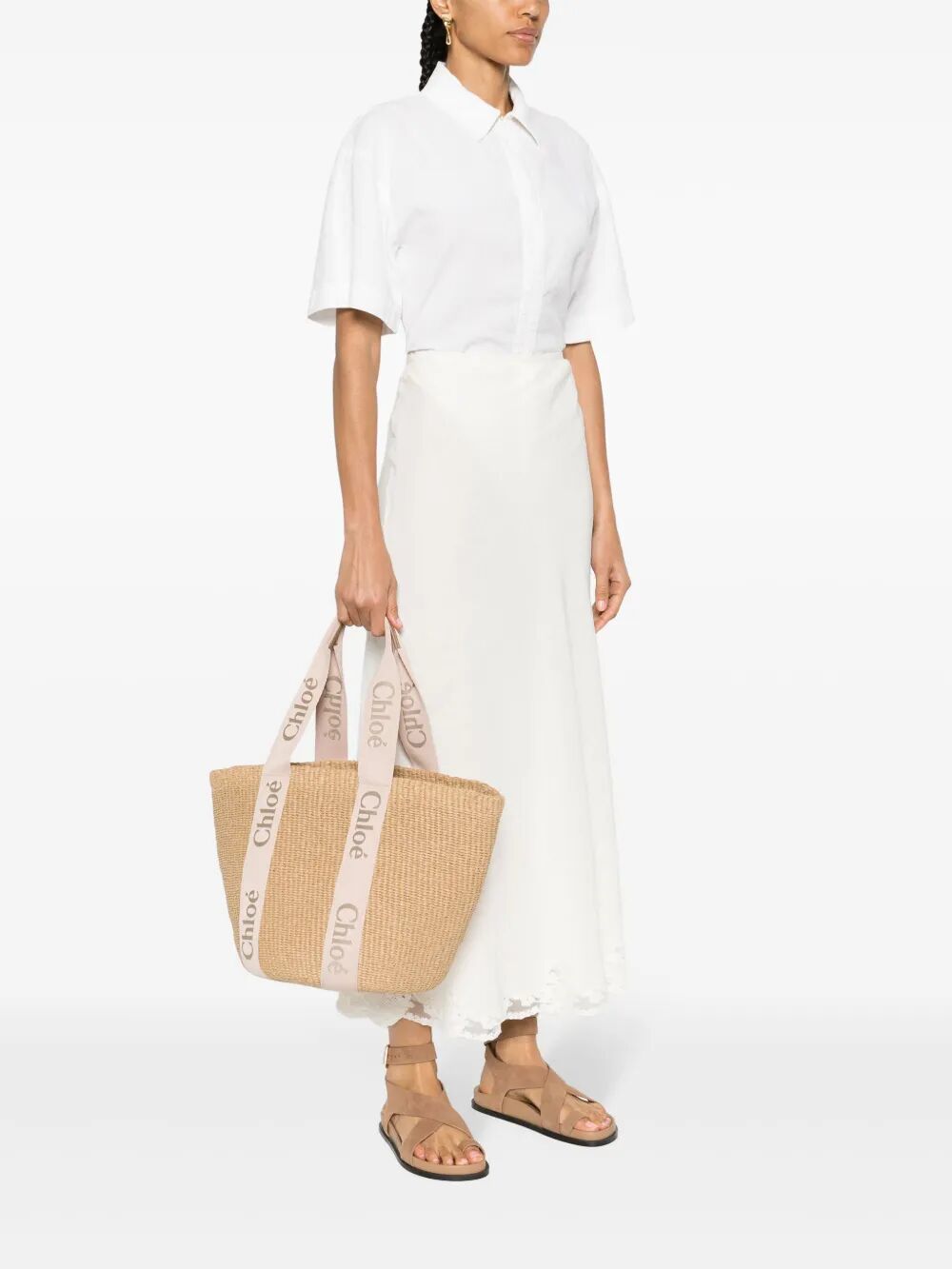 Chloé Large Woody Tote Bag