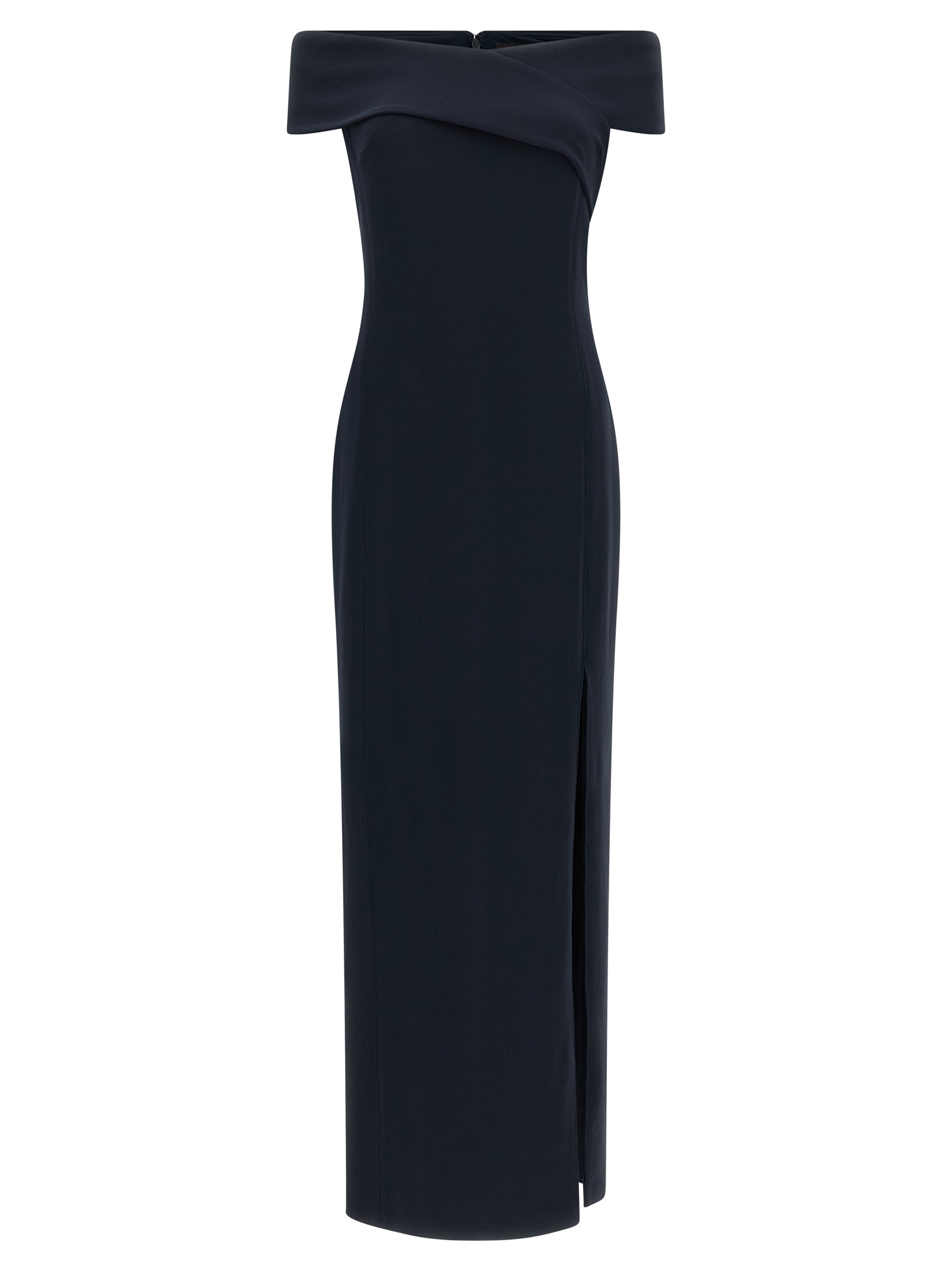Lauren Ralph Lauren Long Dress With Crossed Neckline