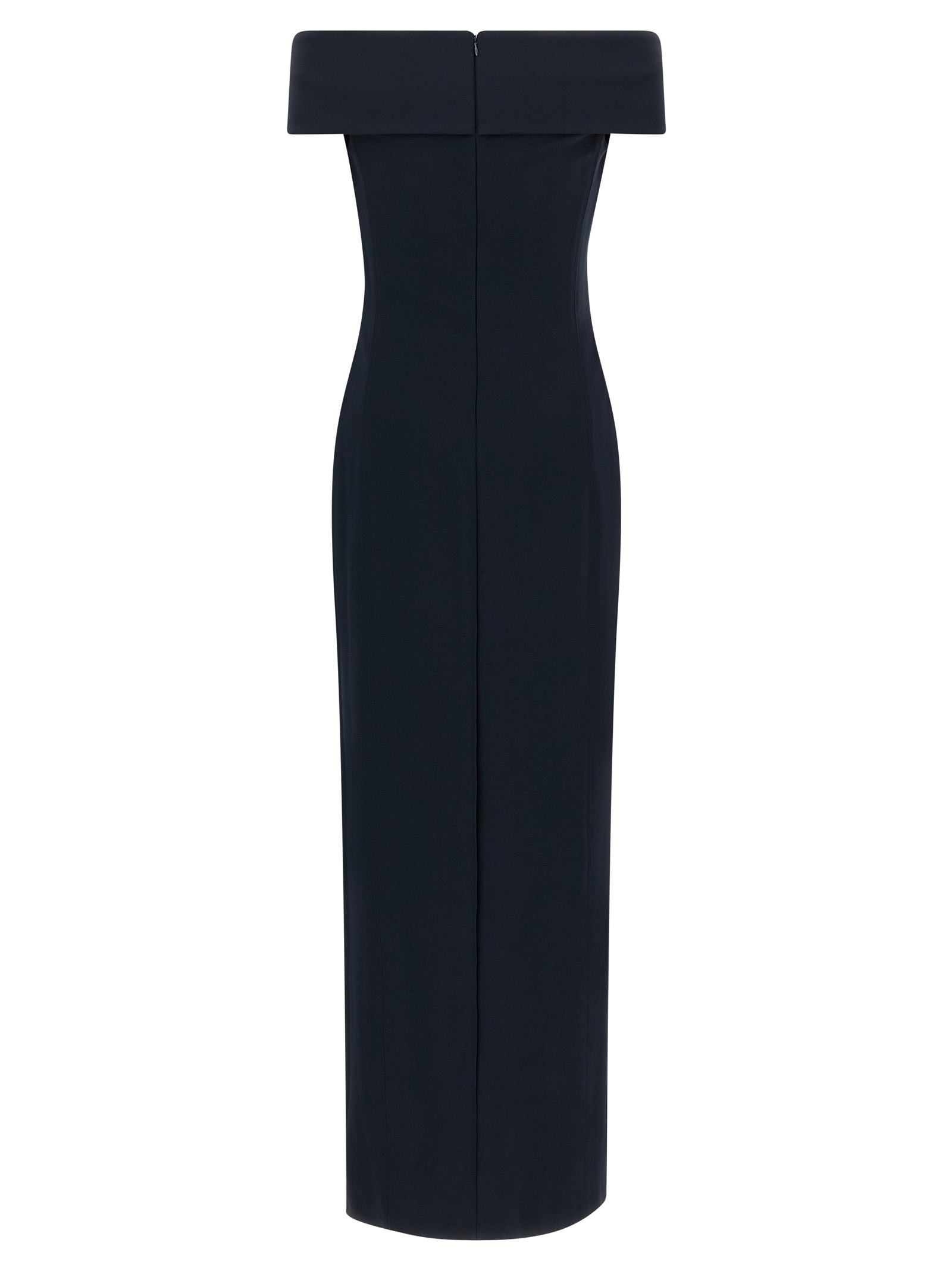 Lauren Ralph Lauren Long Dress With Crossed Neckline
