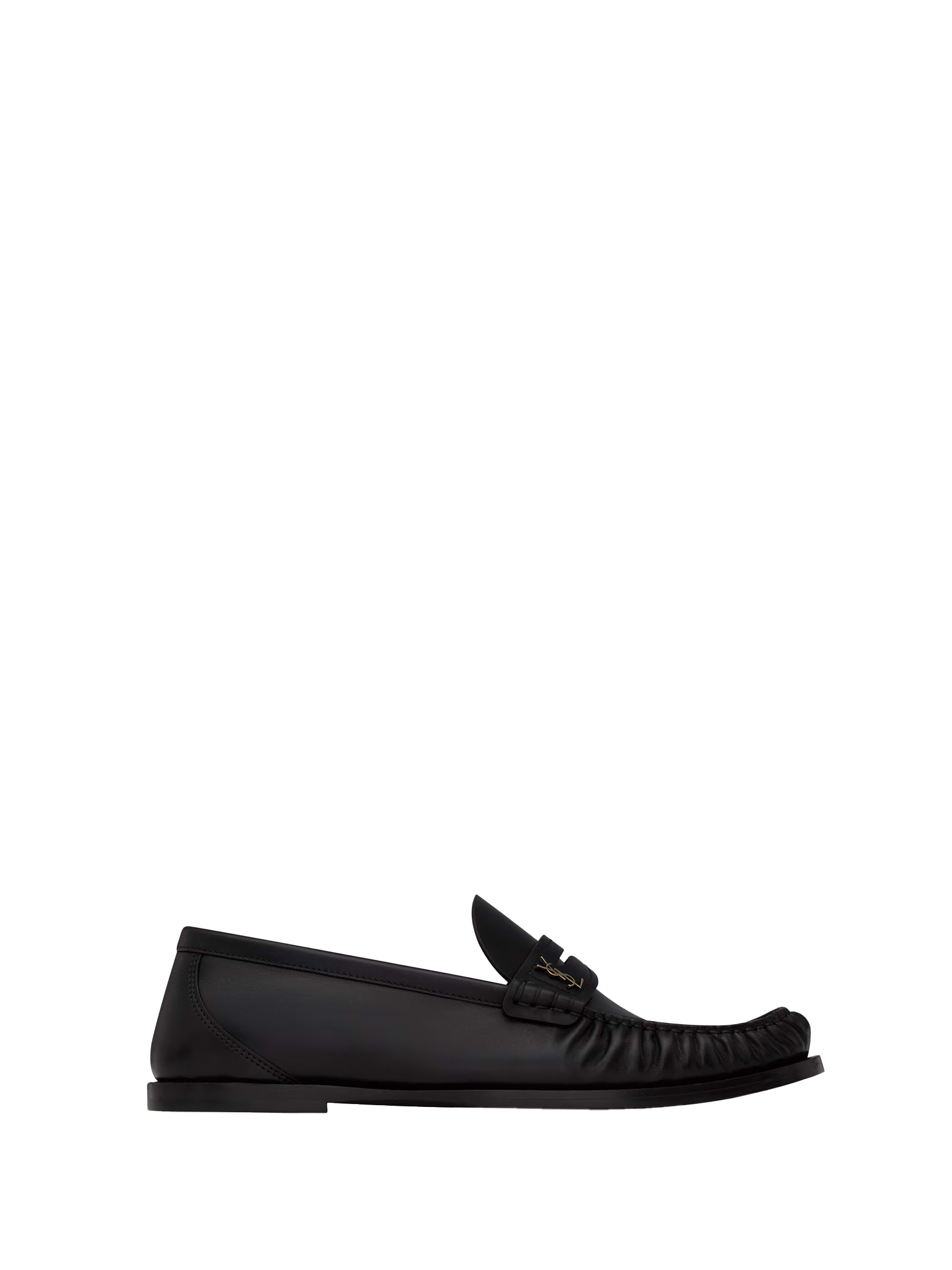 Saint Laurent Laurent 05 Black Leather Loafers