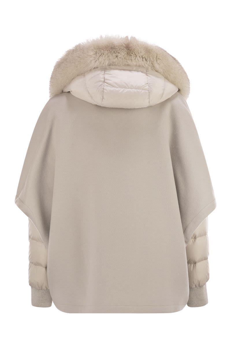 Moorer Layered Hooded Jacket
