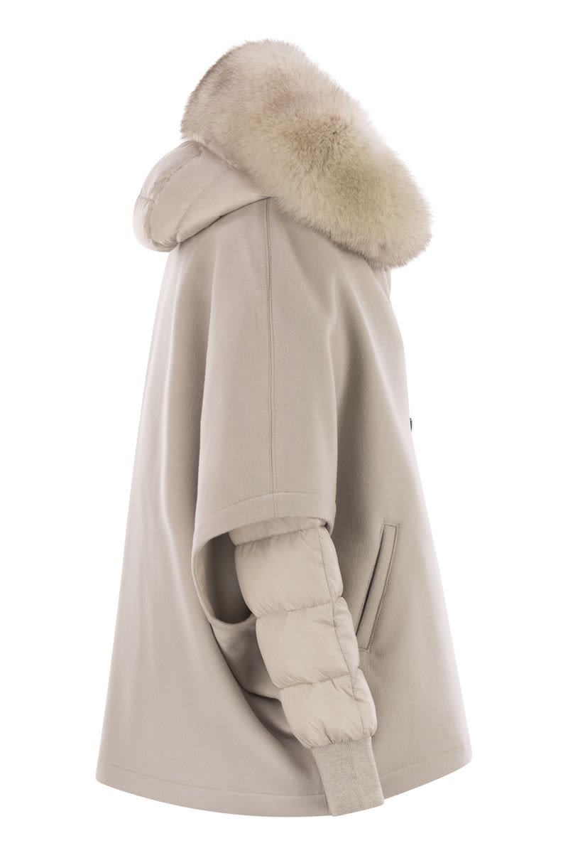Moorer Layered Hooded Jacket