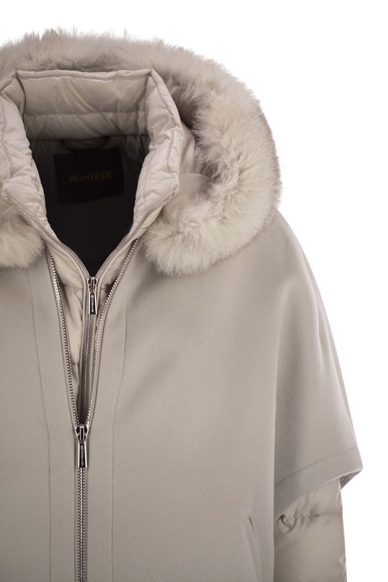Moorer Layered Hooded Jacket