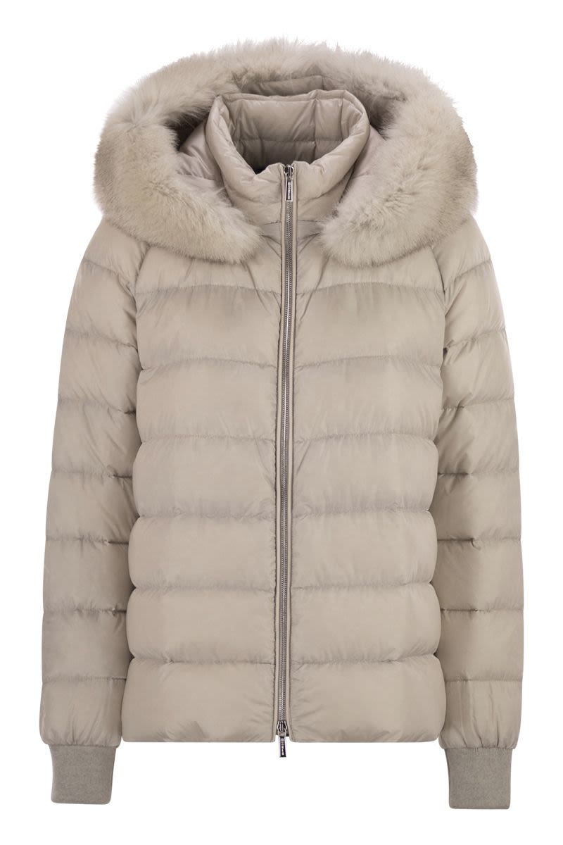 Moorer Layered Hooded Jacket
