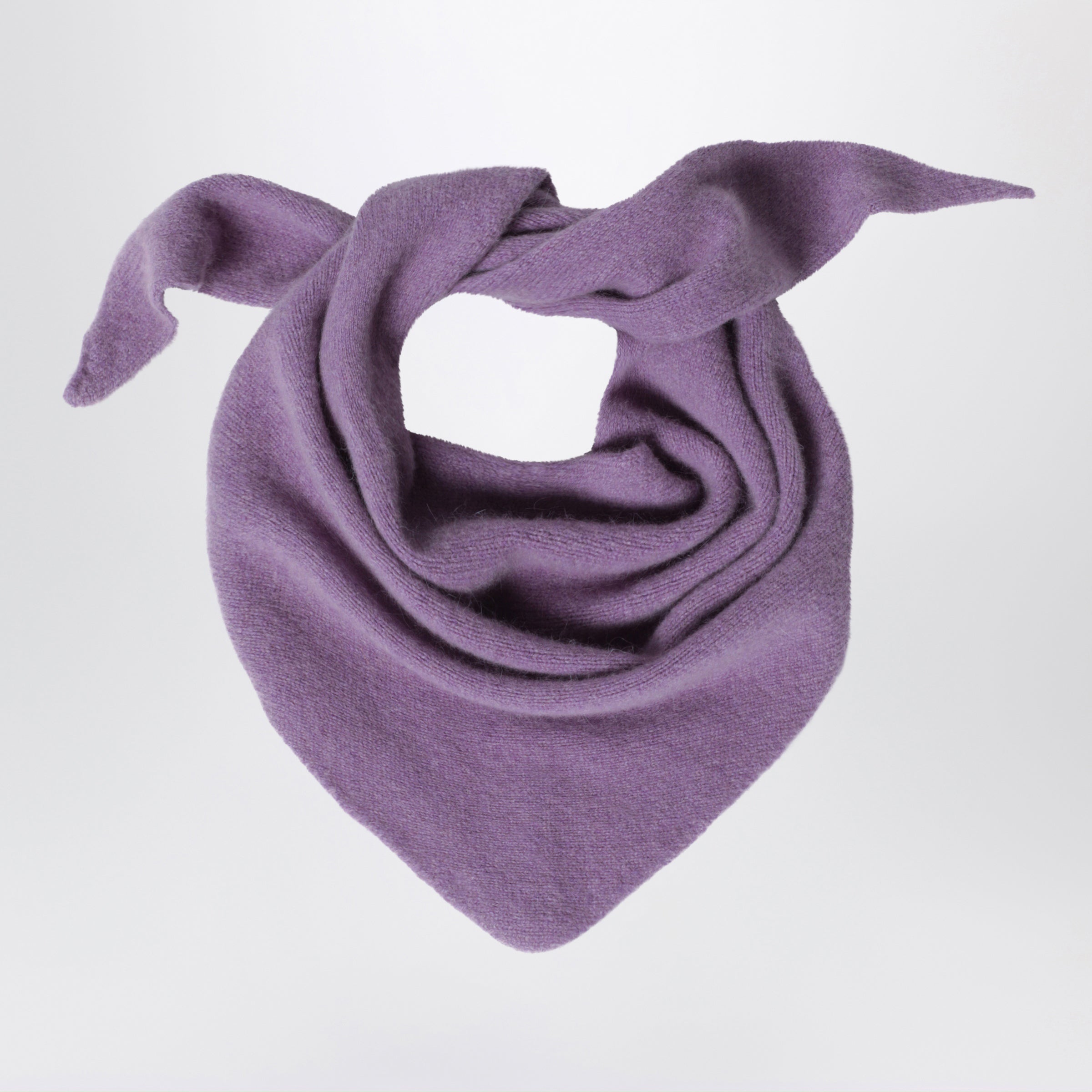 Le Bonnet Bandana In Wool And Caregora In Lavender