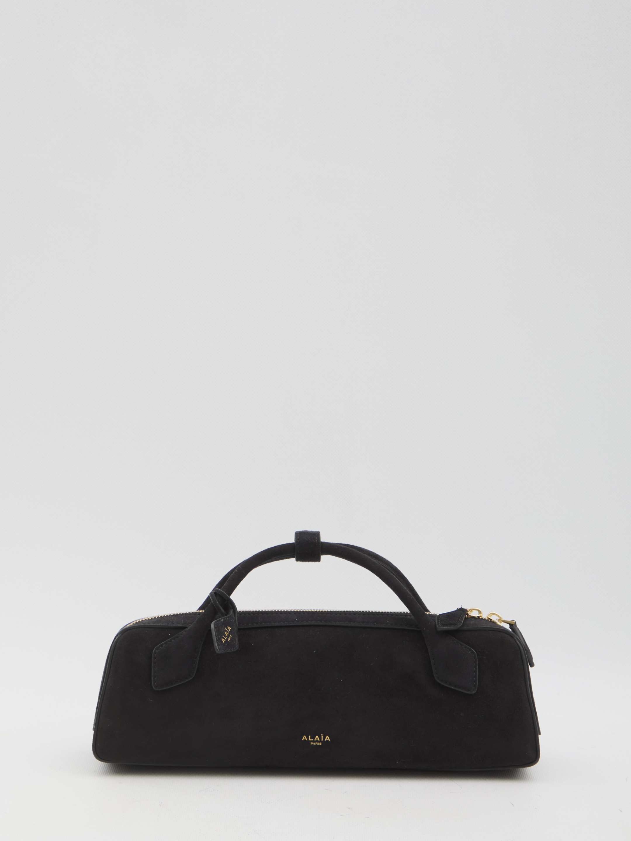 Alaïa Alaia Le Teckel Black Suede Bag